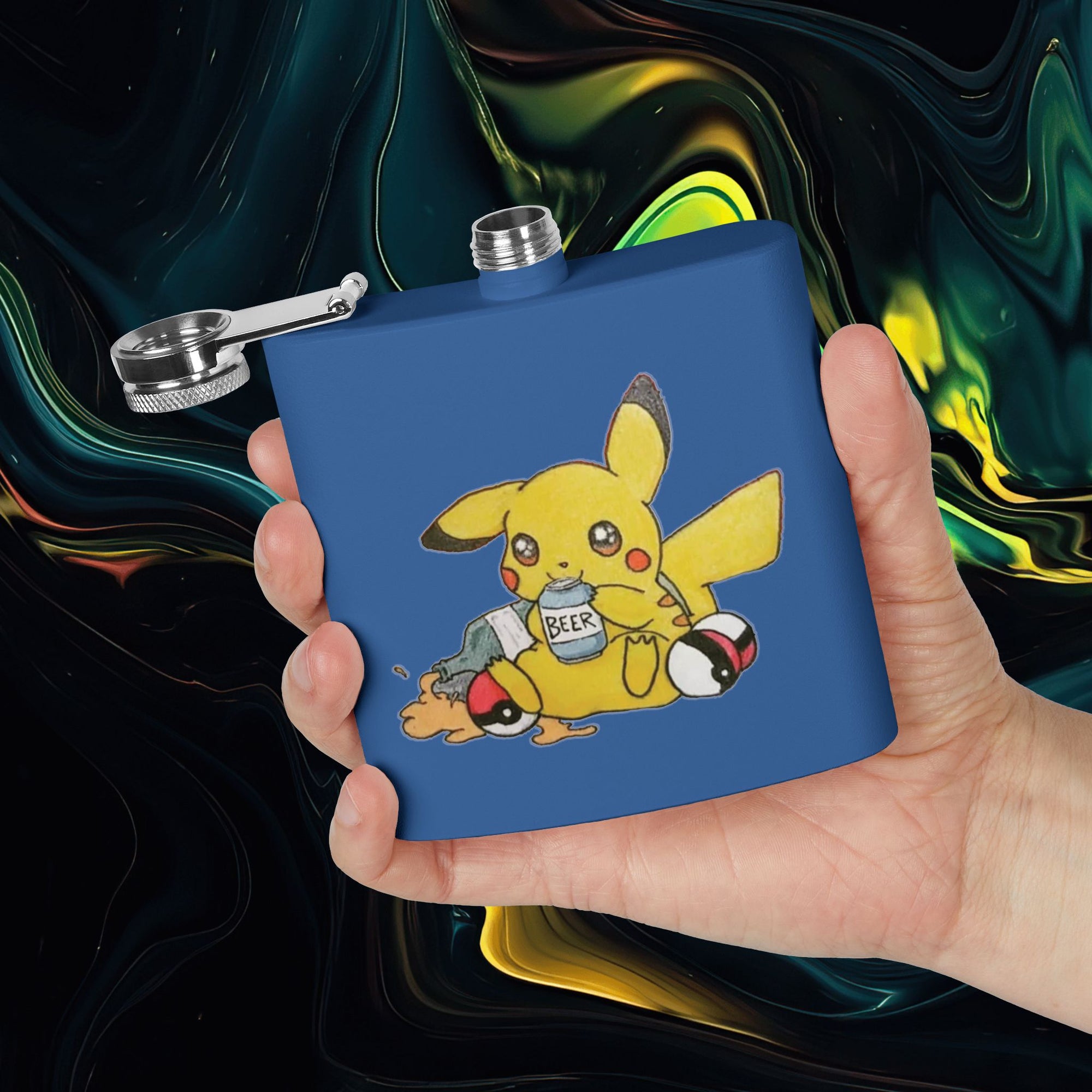 Pika | Stainless Steel Flask - 6oz Hip Flask for Parties &amp; Celebrations