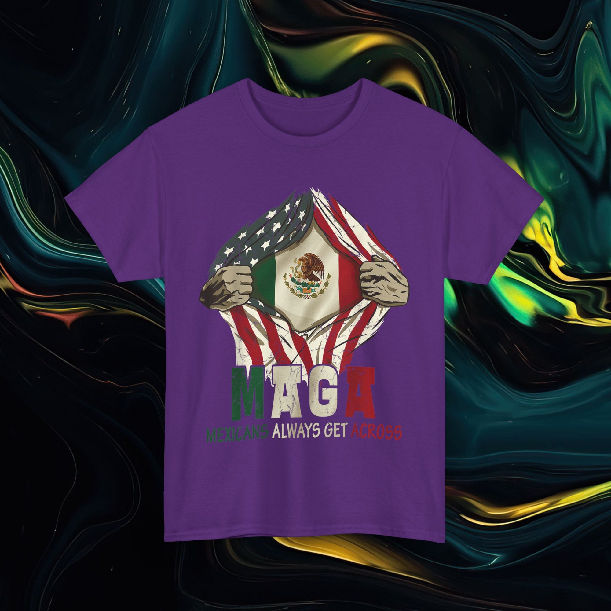 M.A.G.A.  Always Get Across | Gildan 5000 | Unisex Heavy Cotton Tee