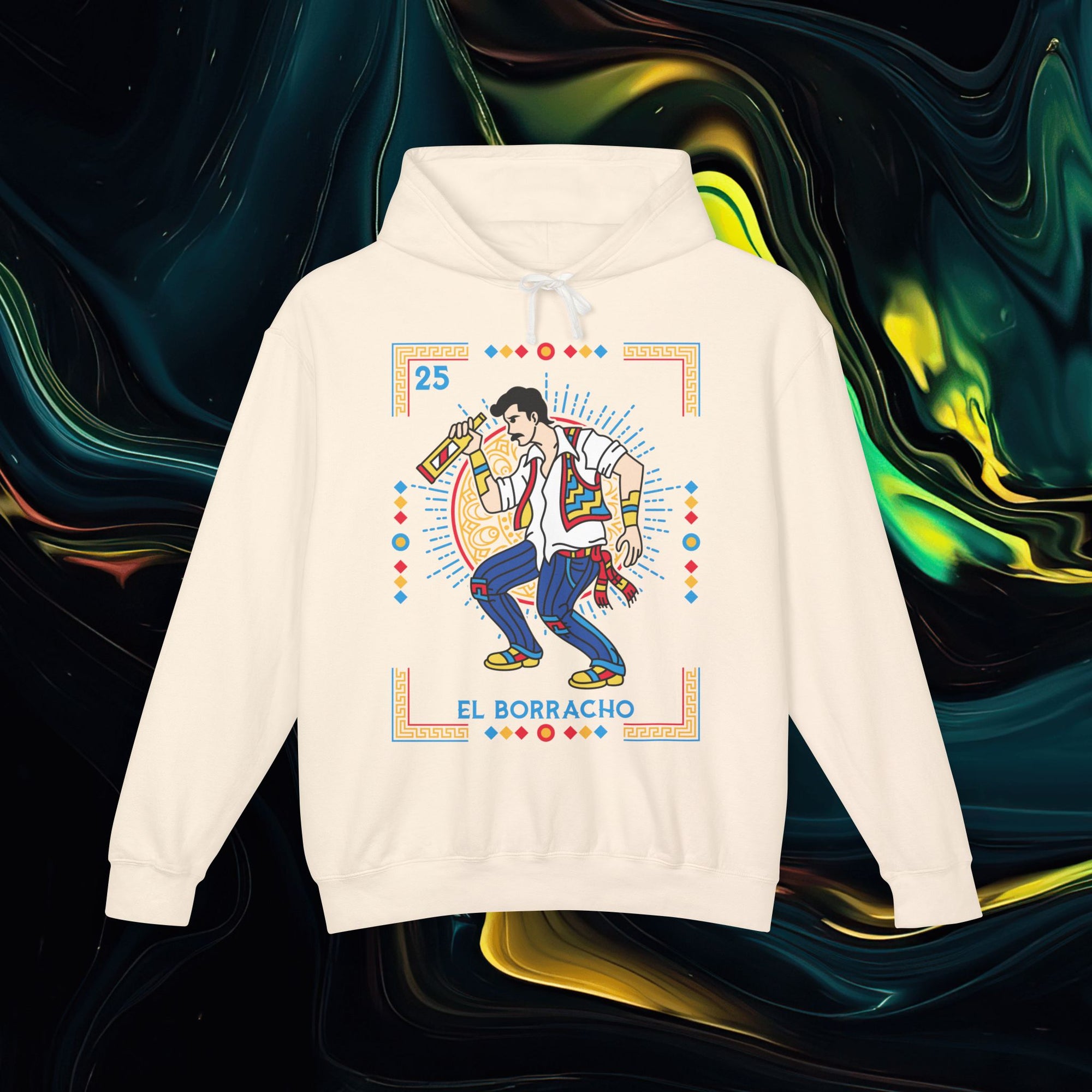 Borracho | Comfort Colors 1467 | Unisex Lightweight Hooded Sweatshirt