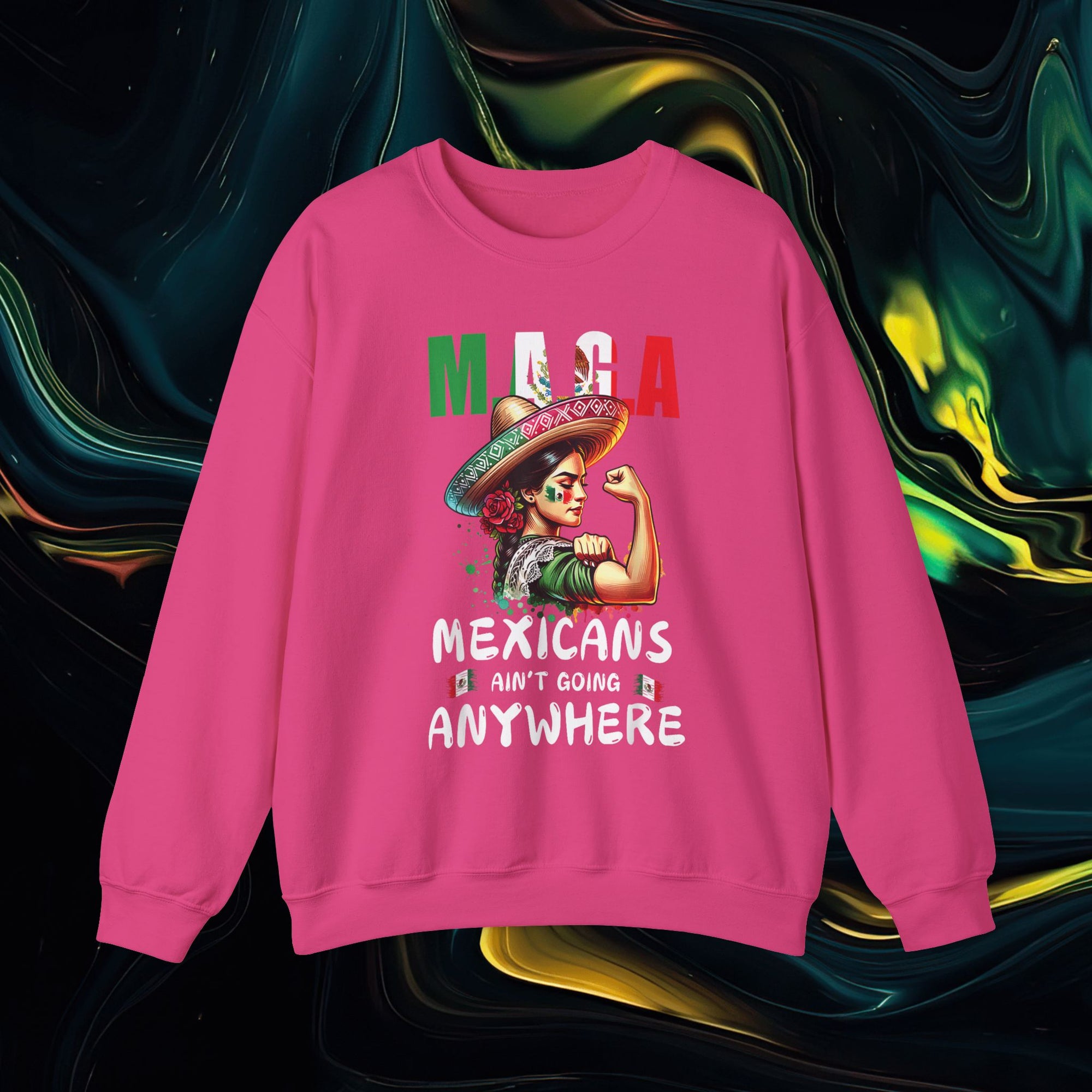 M.A.G.A. Fuerza | Gildan 18000 | Unisex Heavy Blend™ Crewneck Sweatshirt