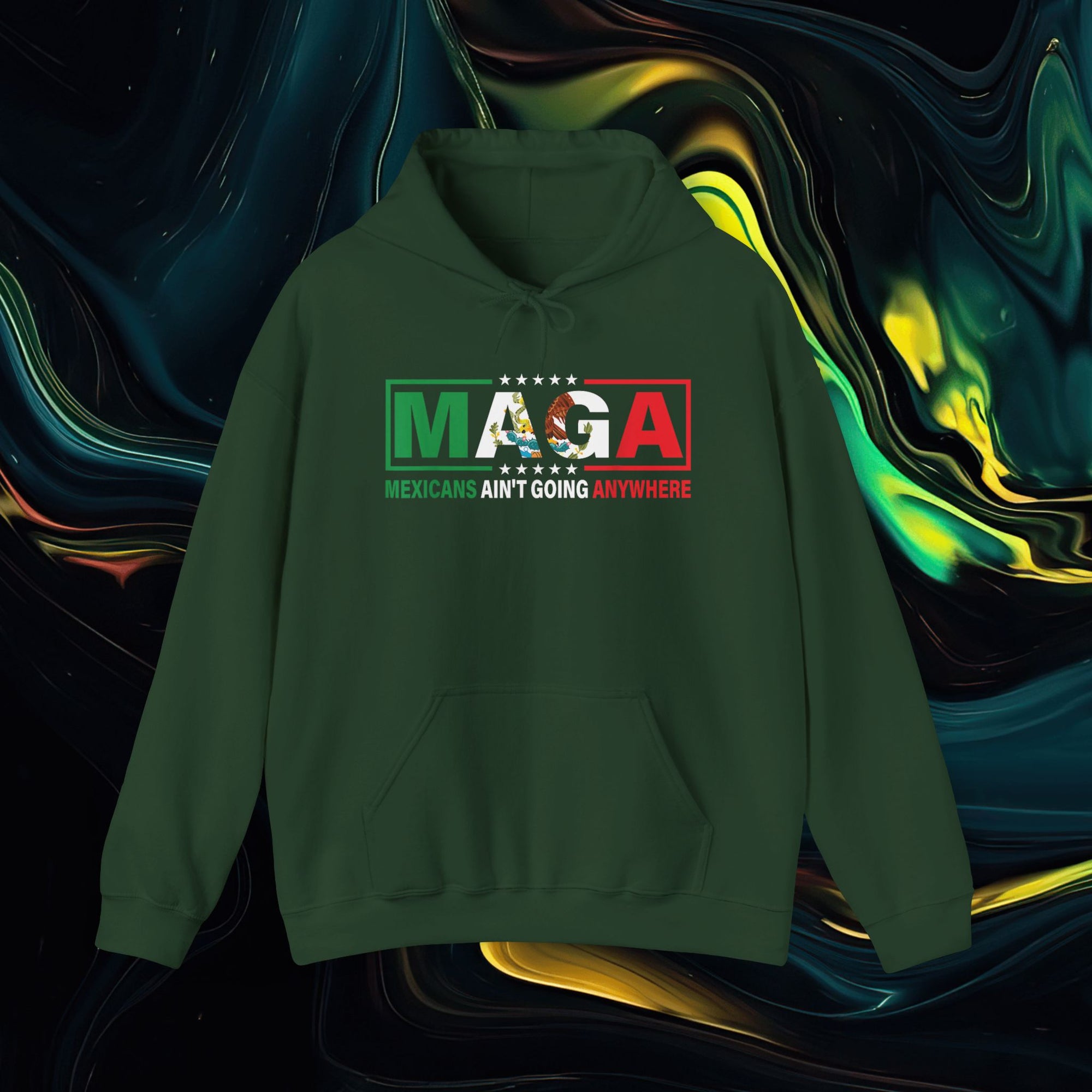 M.A.G.A. Political Sign | Gildan 18500 | Unisex Heavy Blend™ Hooded Sweatshirt