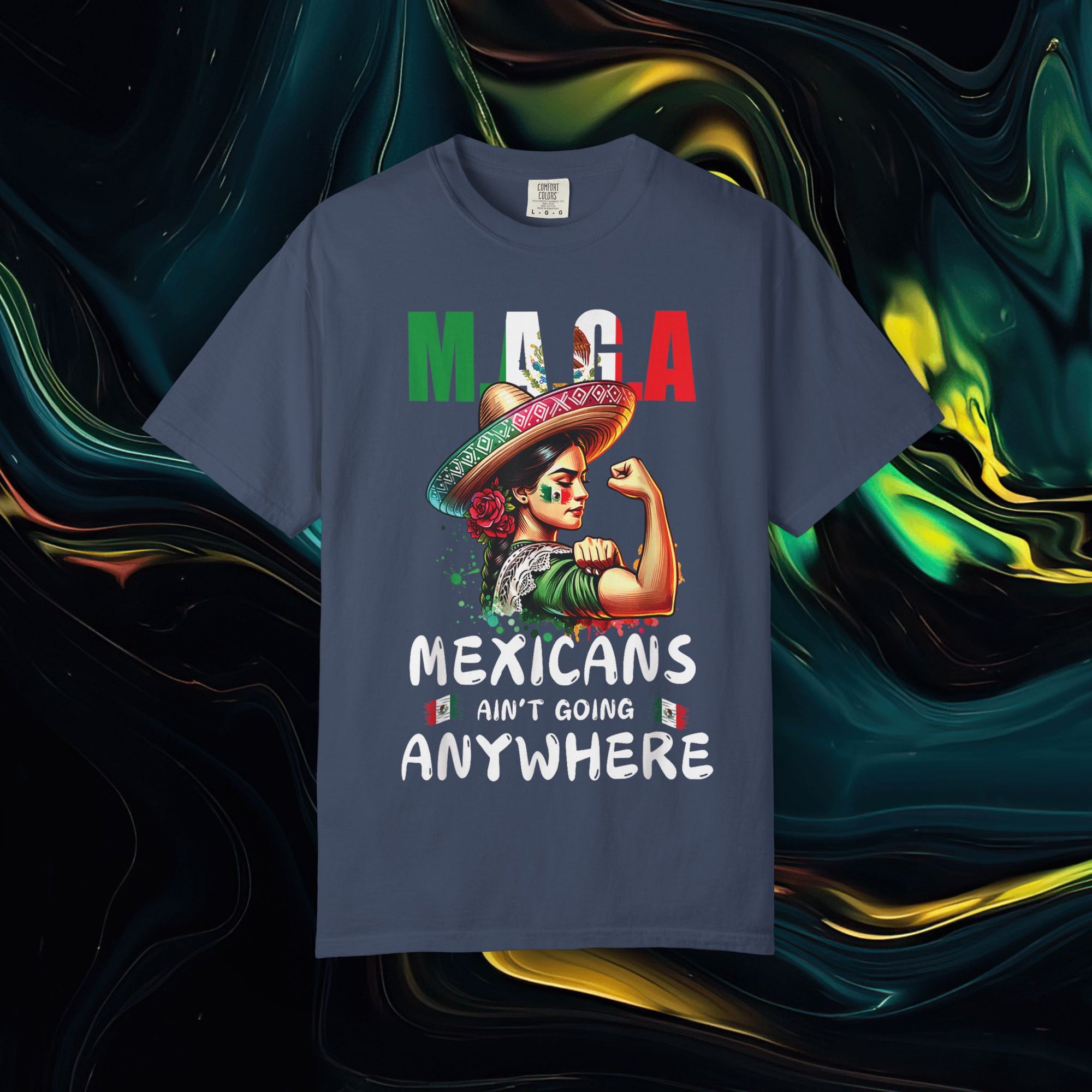 M.A.G.A. Fuerza | Comfort Colors C1717 | Unisex Garment-Dyed T-shirt