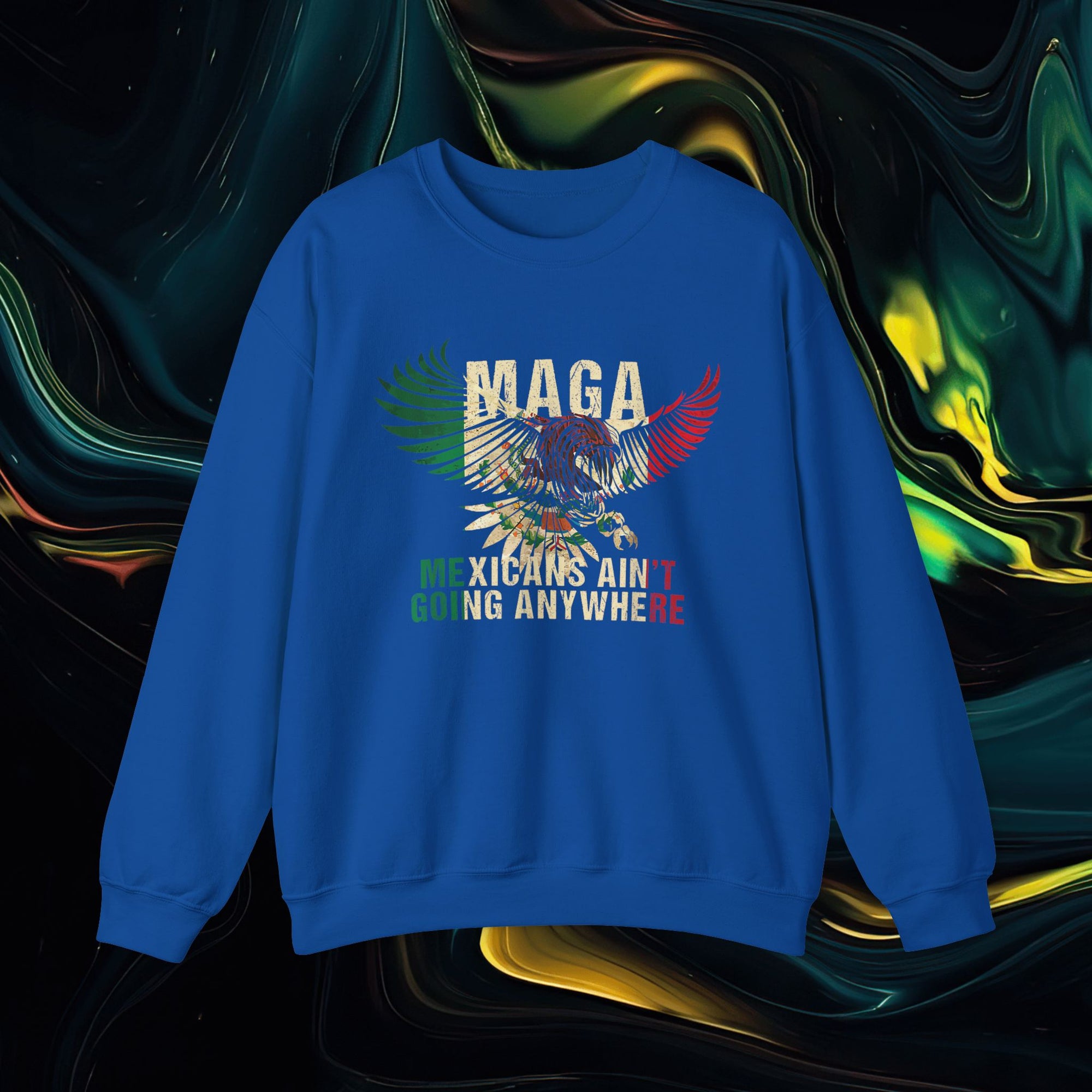 M.A.G.A. Flying Eagle | Gildan 18000 | Unisex Heavy Blend™ Crewneck Sweatshirt