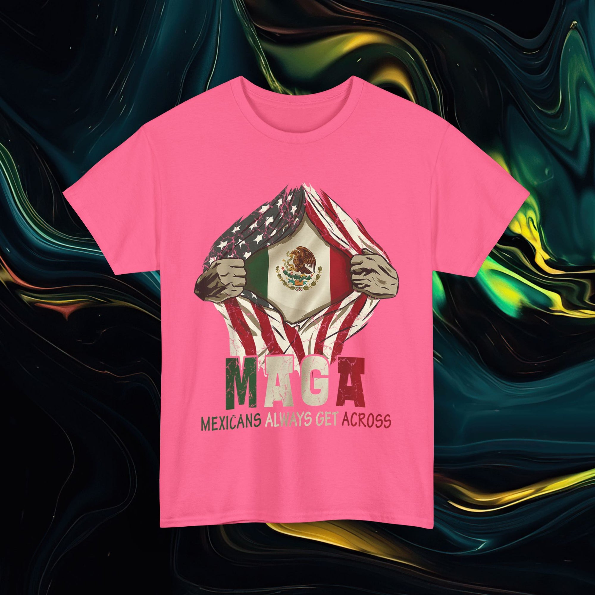 M.A.G.A.  Always Get Across | Gildan 5000 | Unisex Heavy Cotton Tee