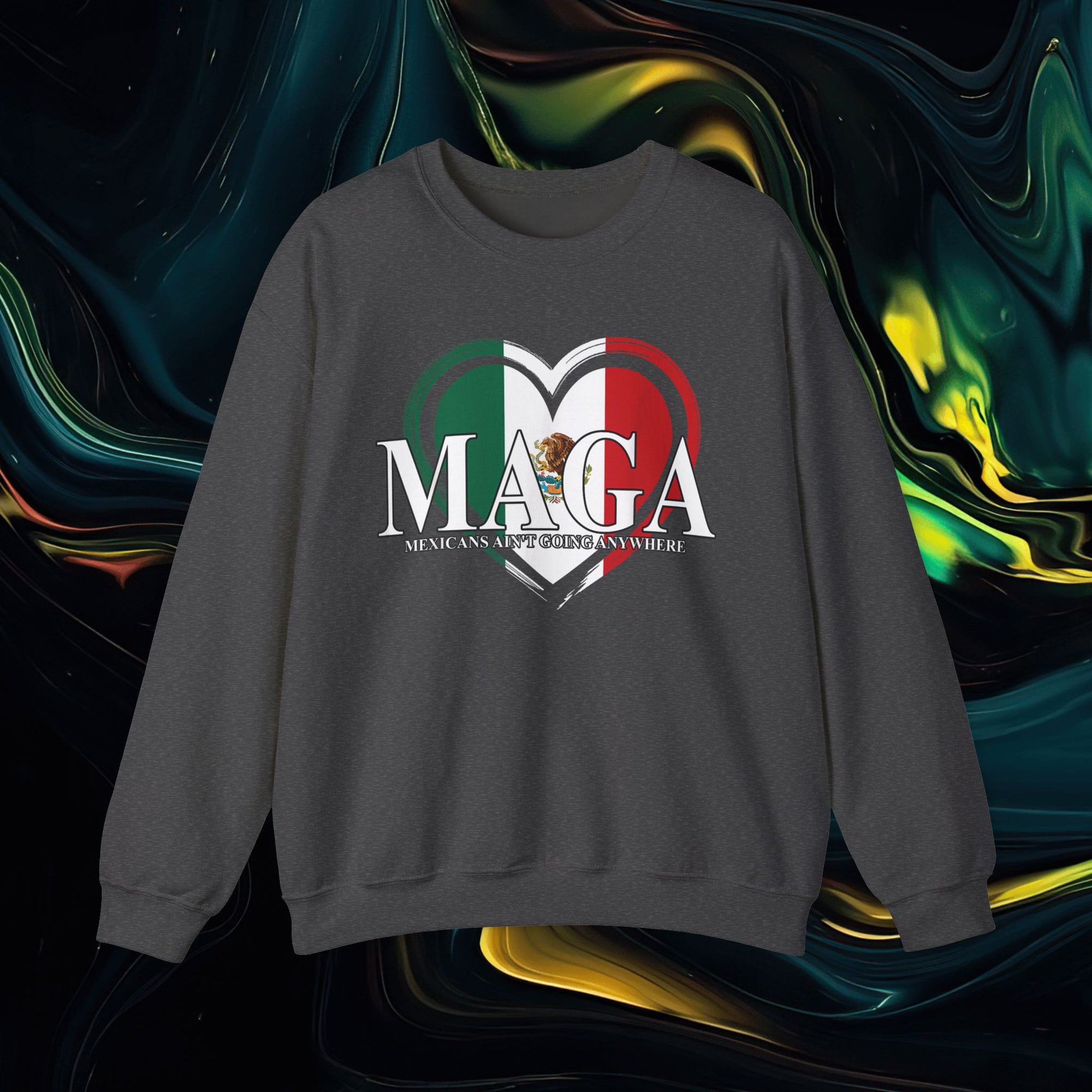 M.A.G.A. &lt;3 | Gildan 18000 | Unisex Heavy Blend™ Crewneck Sweatshirt