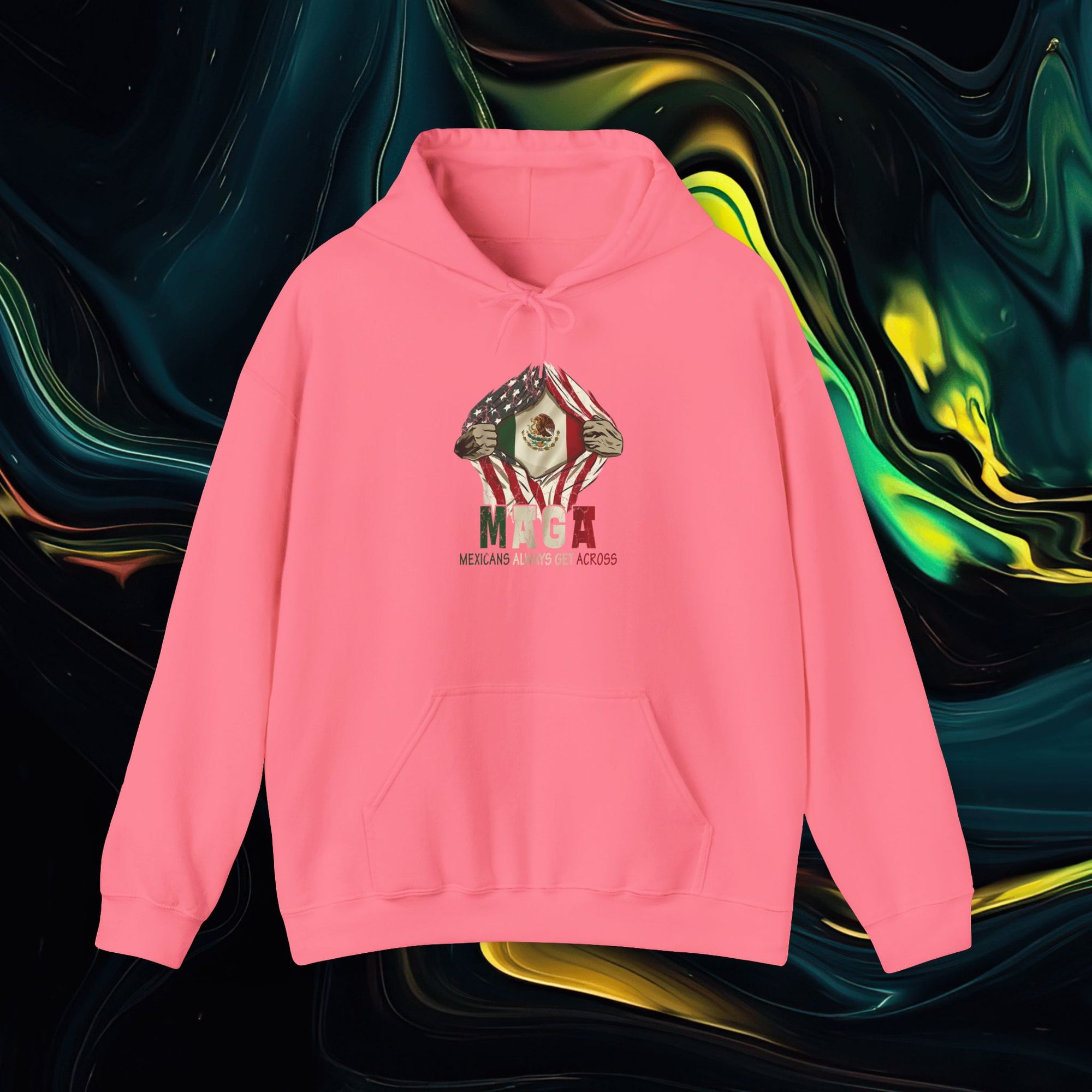 M.A.G.A. Always Get Across | Gildan 18500 | Unisex Heavy Blend™ Hooded Sweatshirt
