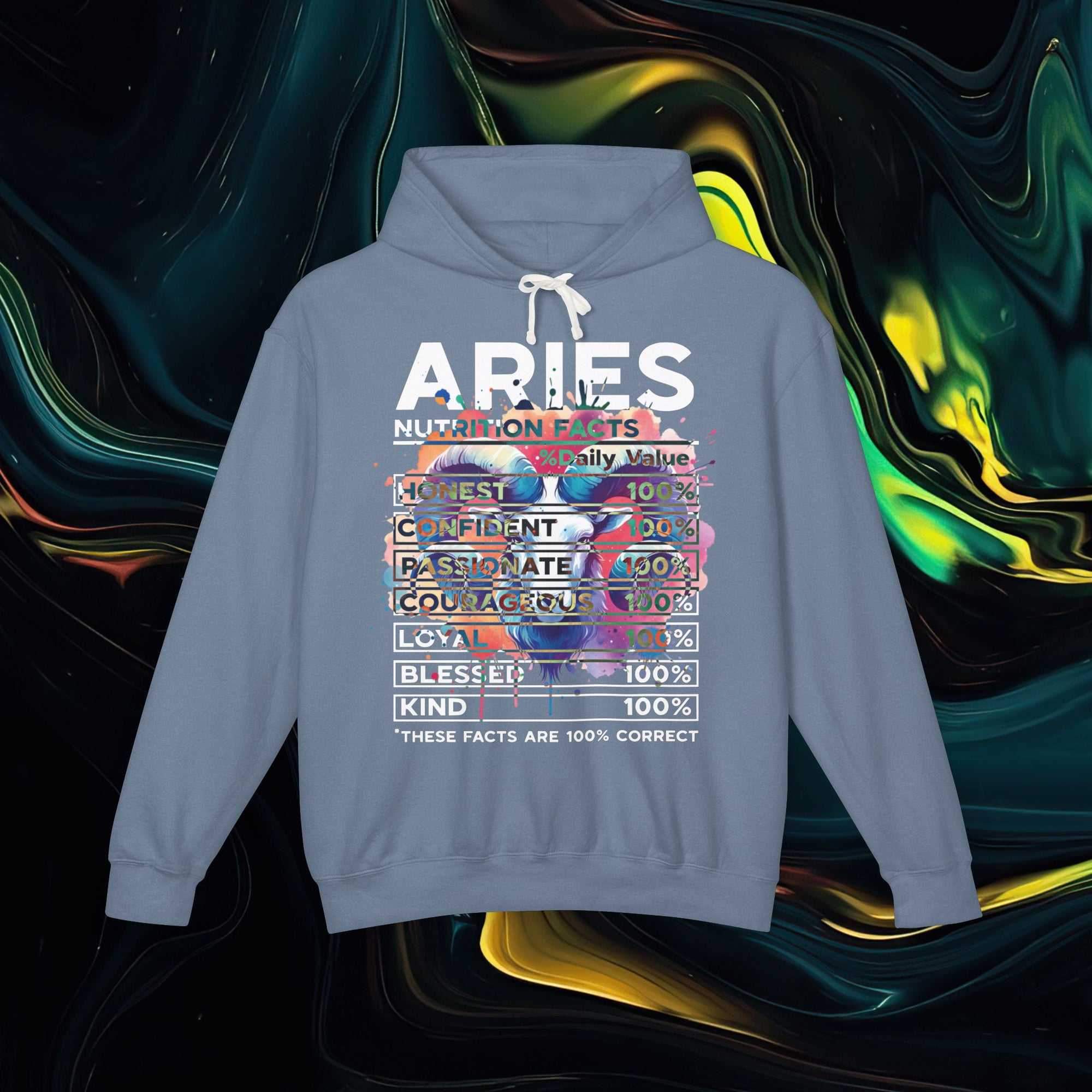 Aries | Comfort Colors 1467 | Unisex Lightweight Hooded Sweatshirt