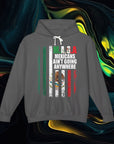M.A.G.A. Mexican/American Flag | Comfort Colors 1467 | Unisex Lightweight Hooded Sweatshirt