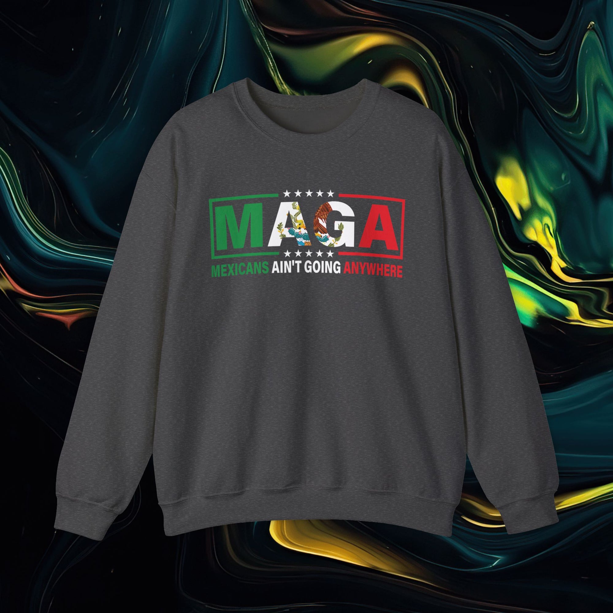 M.A.G.A. Political Sign | Gildan 18000 | Unisex Heavy Blend™ Crewneck Sweatshirt