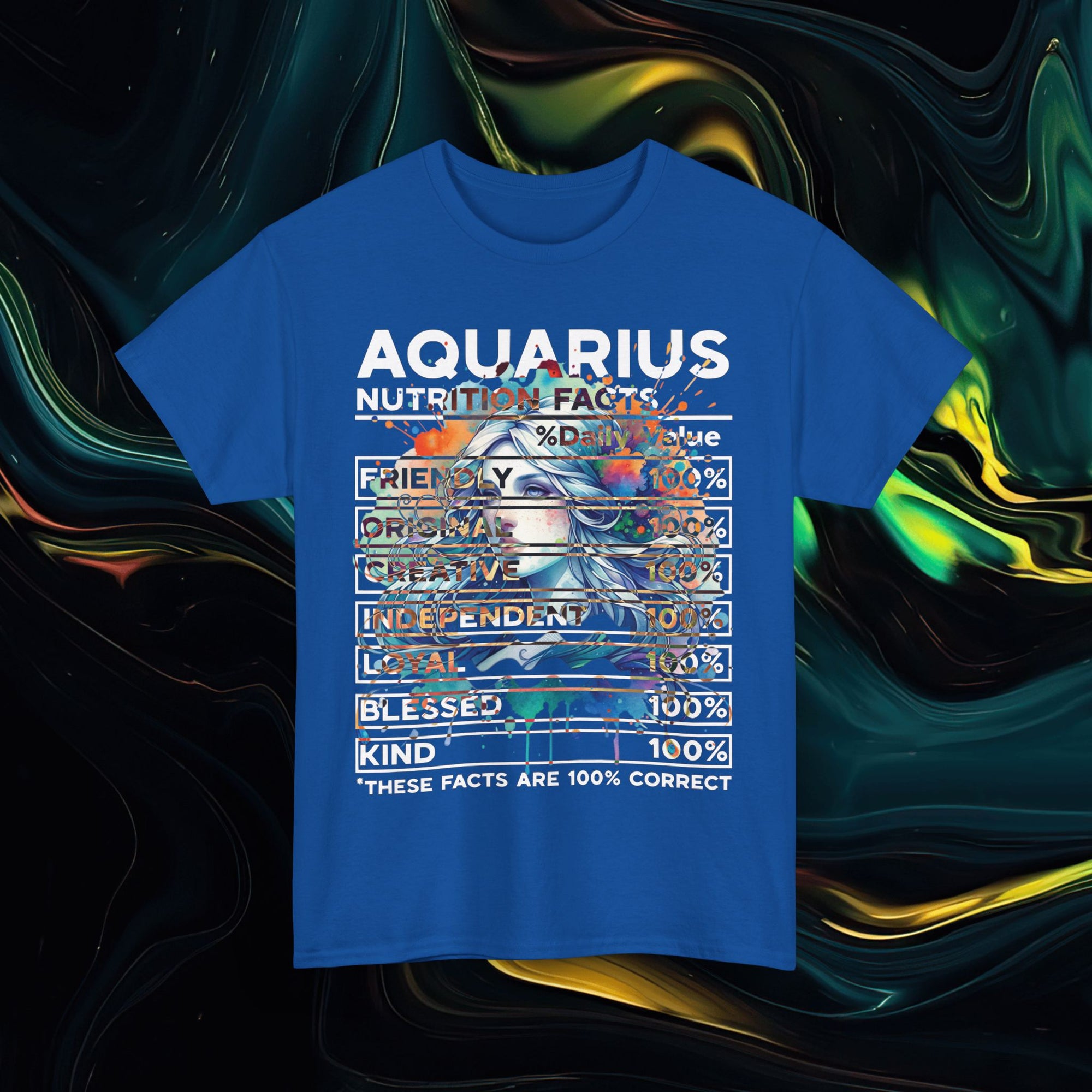 Aquarius | Gildan 5000 | Unisex Heavy Cotton Tee