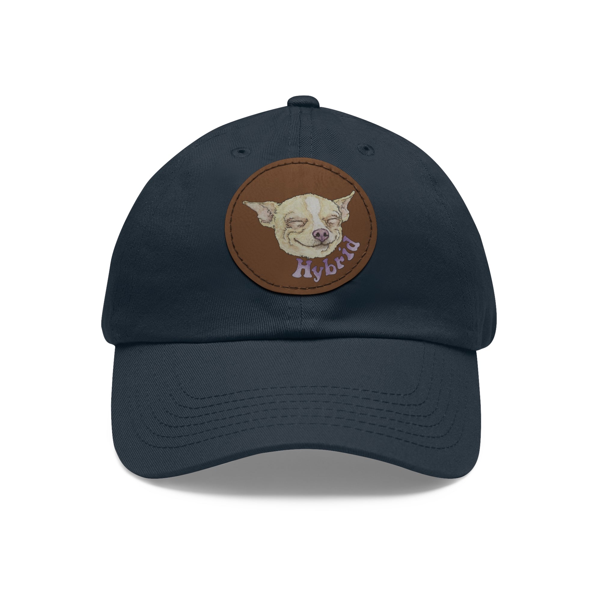 Hybrid | Dad Hat with Leather Patch