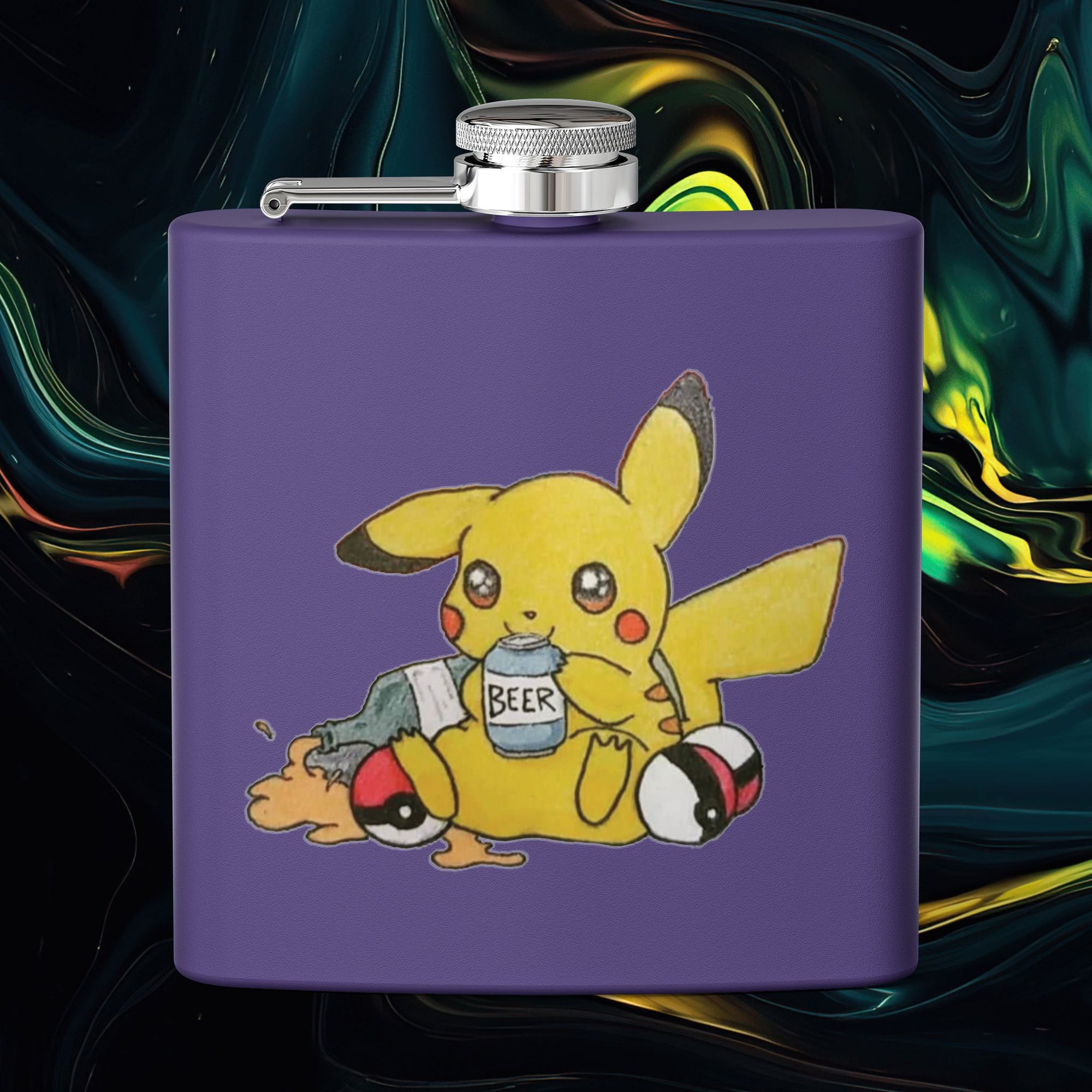 Pika | Stainless Steel Flask - 6oz Hip Flask for Parties &amp; Celebrations