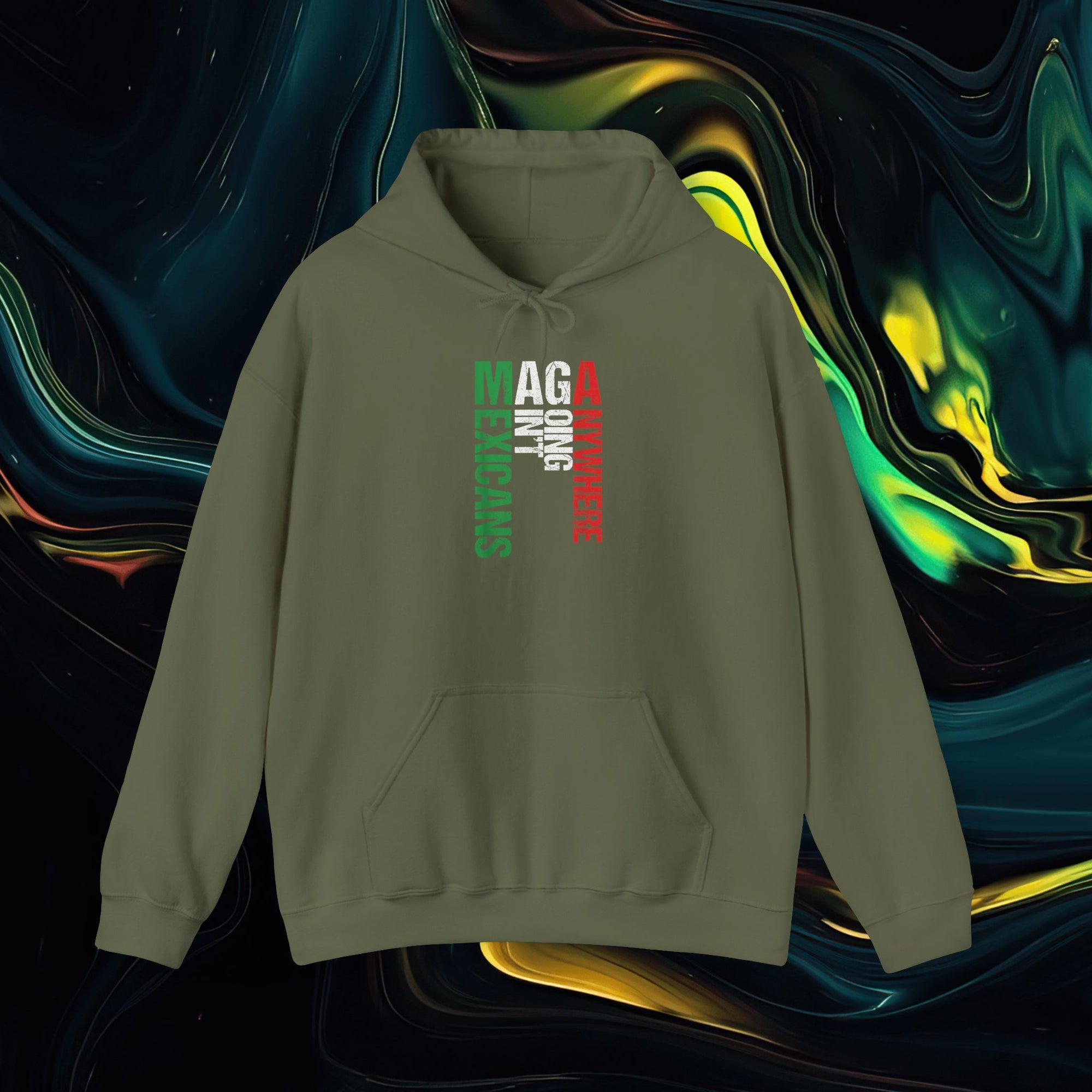 M.A.G.A. Vertical | Gildan 18500 | Unisex Heavy Blend™ Hooded Sweatshirt