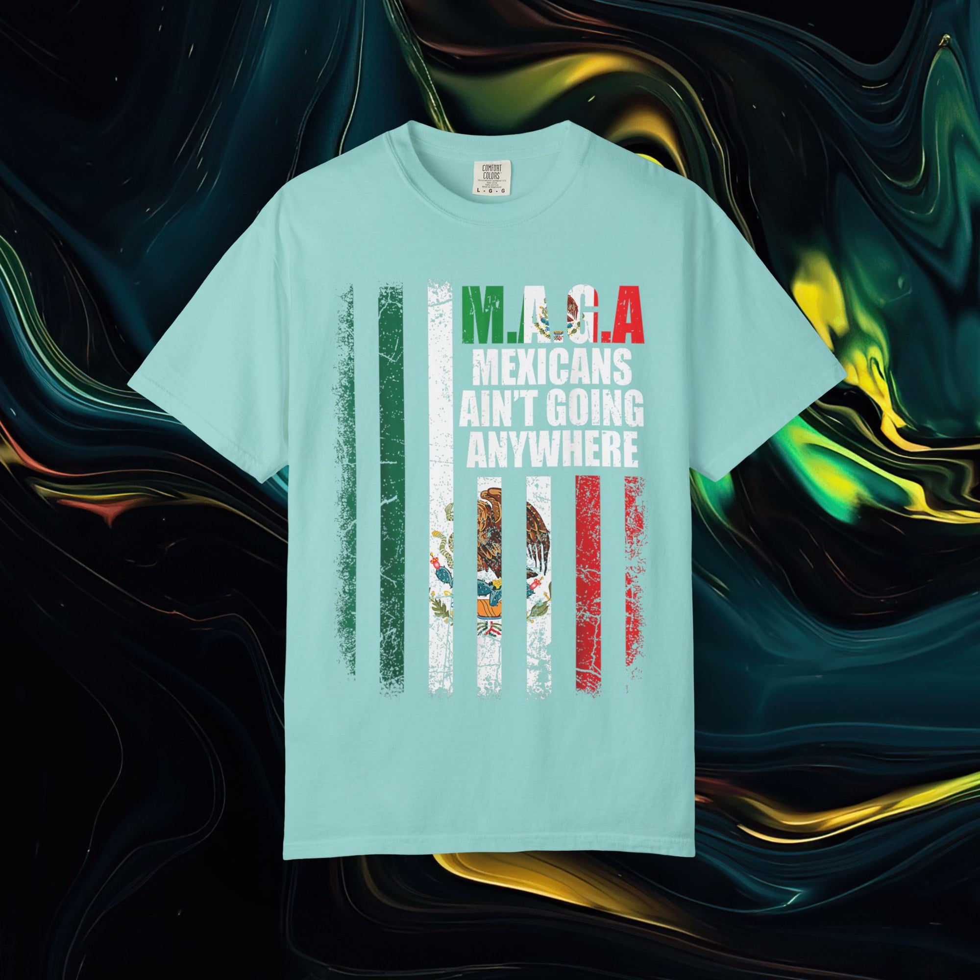 M.A.G.A. Mexican/American Flag | Comfort Colors C1717 | Unisex Garment-Dyed T-shirt