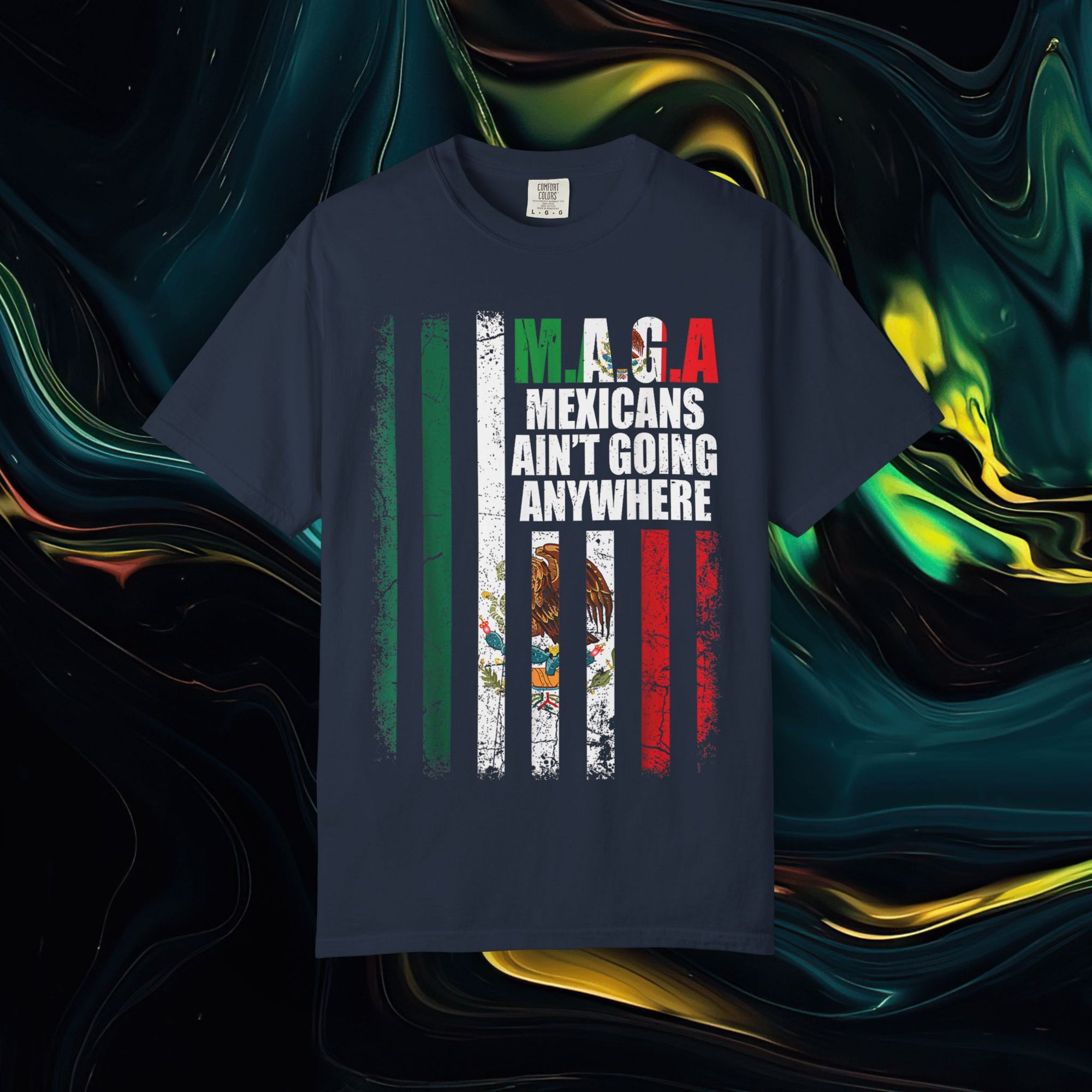 M.A.G.A. Mexican/American Flag | Comfort Colors C1717 | Unisex Garment-Dyed T-shirt