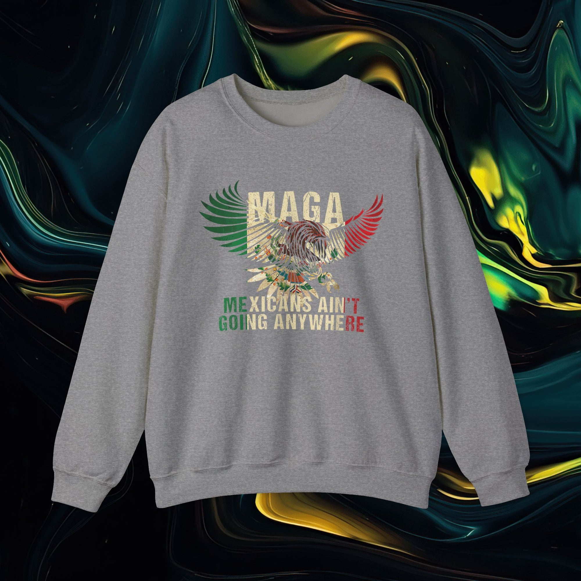 M.A.G.A. Flying Eagle | Gildan 18000 | Unisex Heavy Blend™ Crewneck Sweatshirt