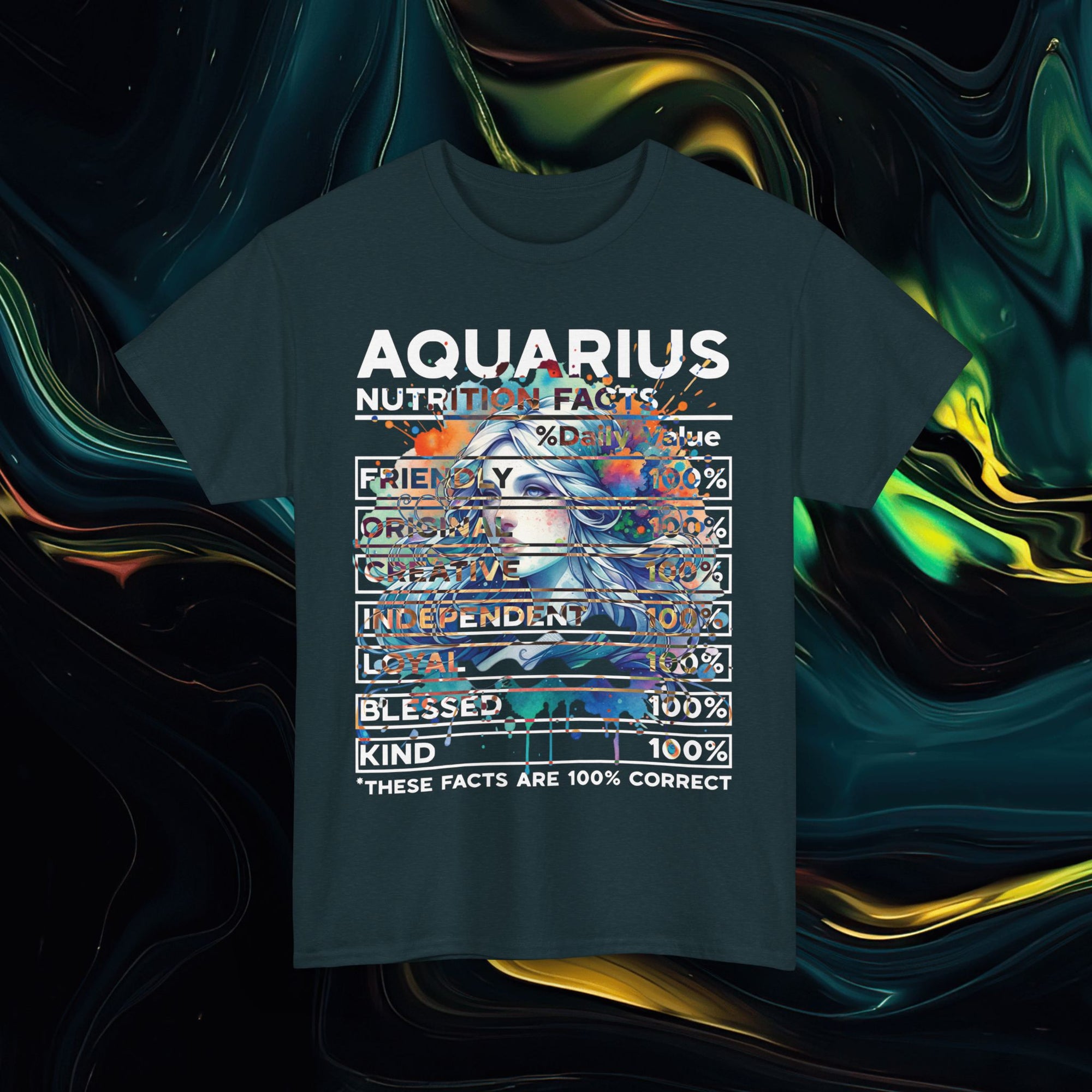 Aquarius | Gildan 5000 | Unisex Heavy Cotton Tee