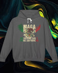 M.A.G.A. Flying Eagle | Comfort Colors 1467 | Unisex Lightweight Hooded Sweatshirt