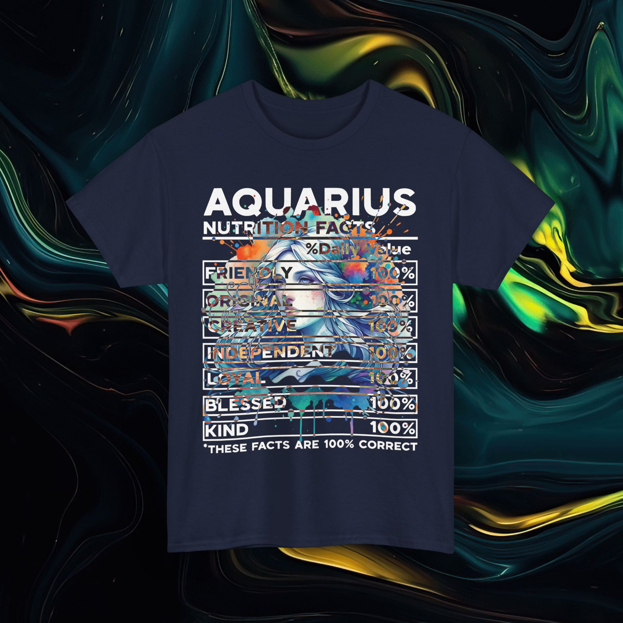 Aquarius | Gildan 5000 | Unisex Heavy Cotton Tee