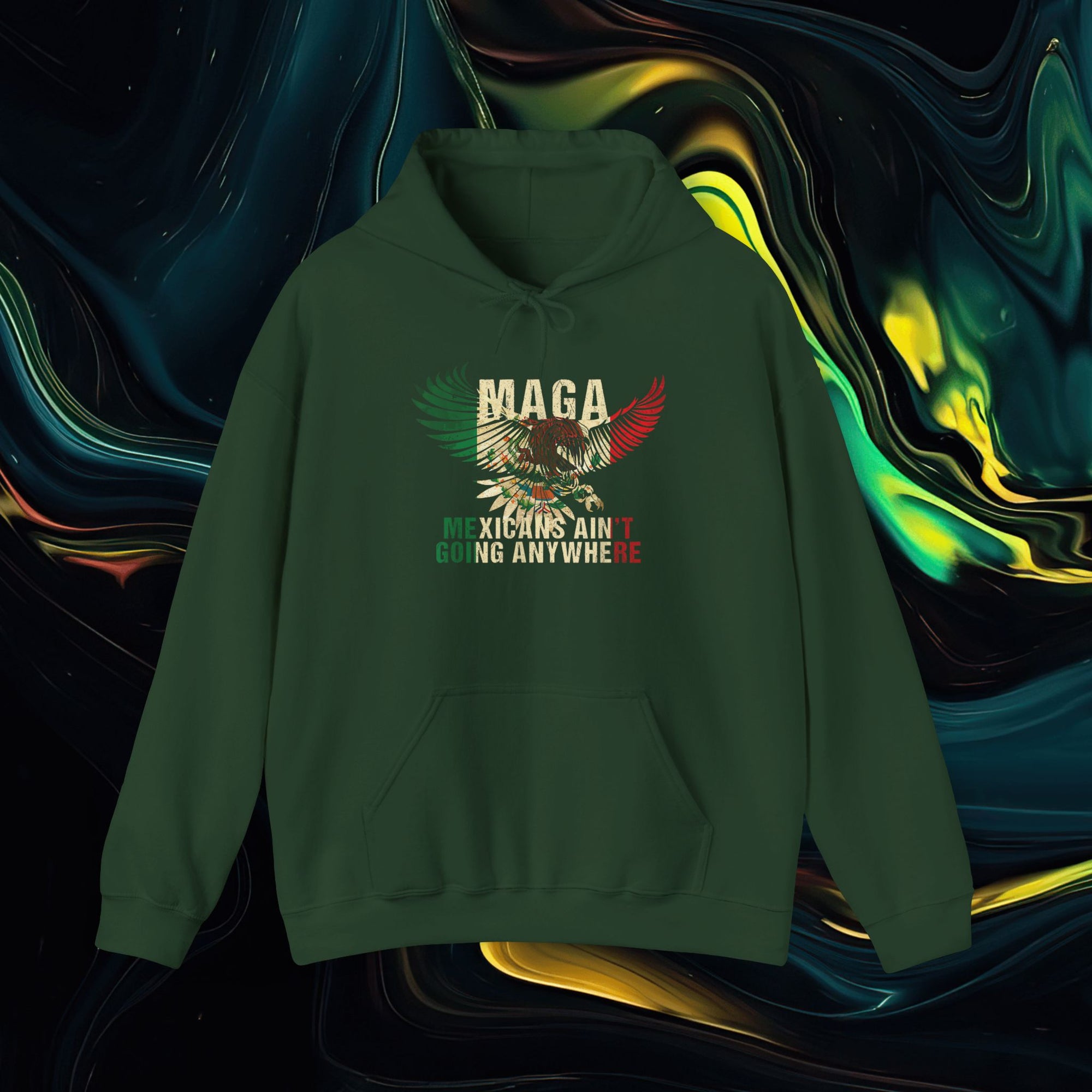 M.A.G.A. Flying Eagle | Gildan 18500 | Unisex Heavy Blend™ Hooded Sweatshirt
