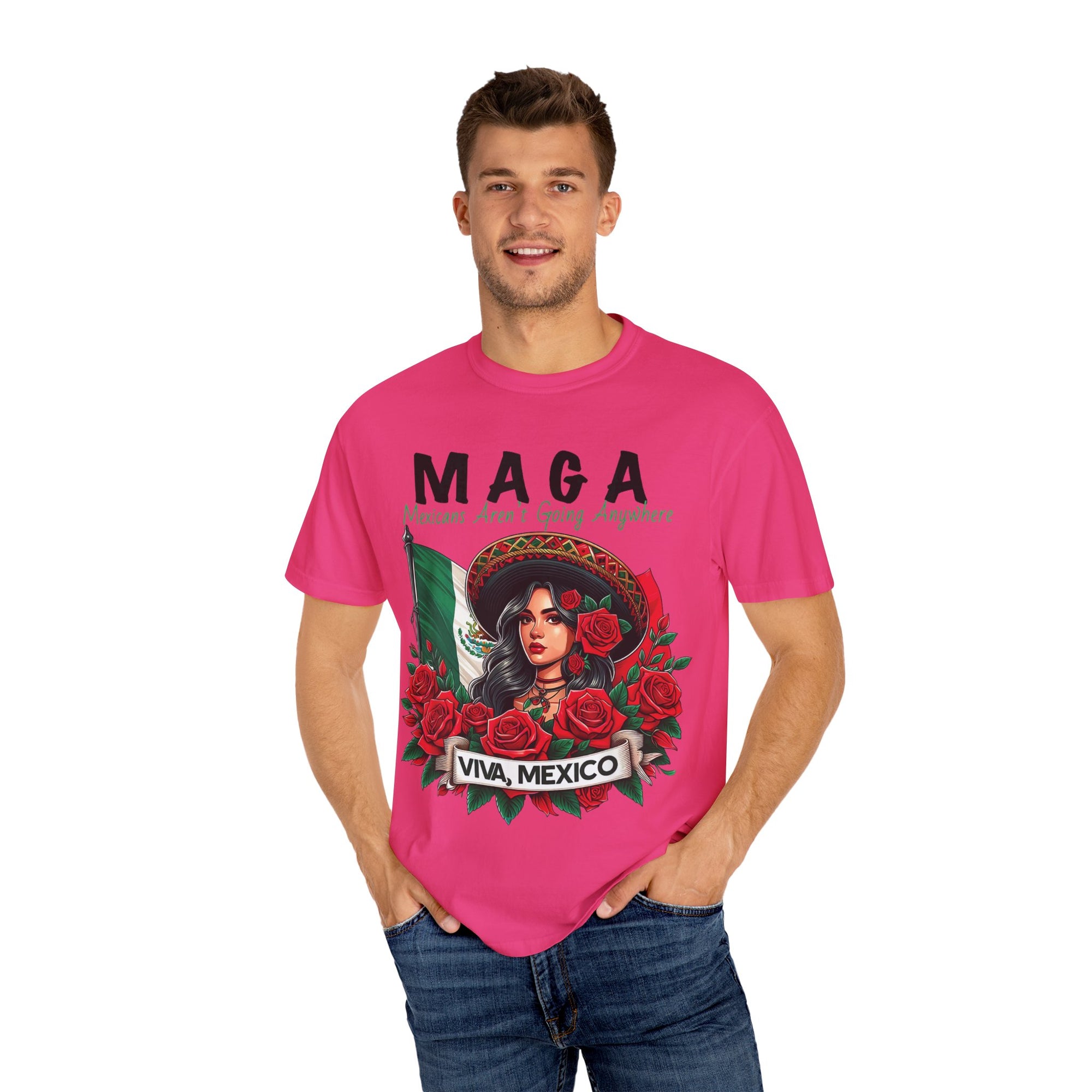 M.A.G.A. Viva Mexico | Comfort Colors C1717 | Unisex Garment-Dyed T-shirt