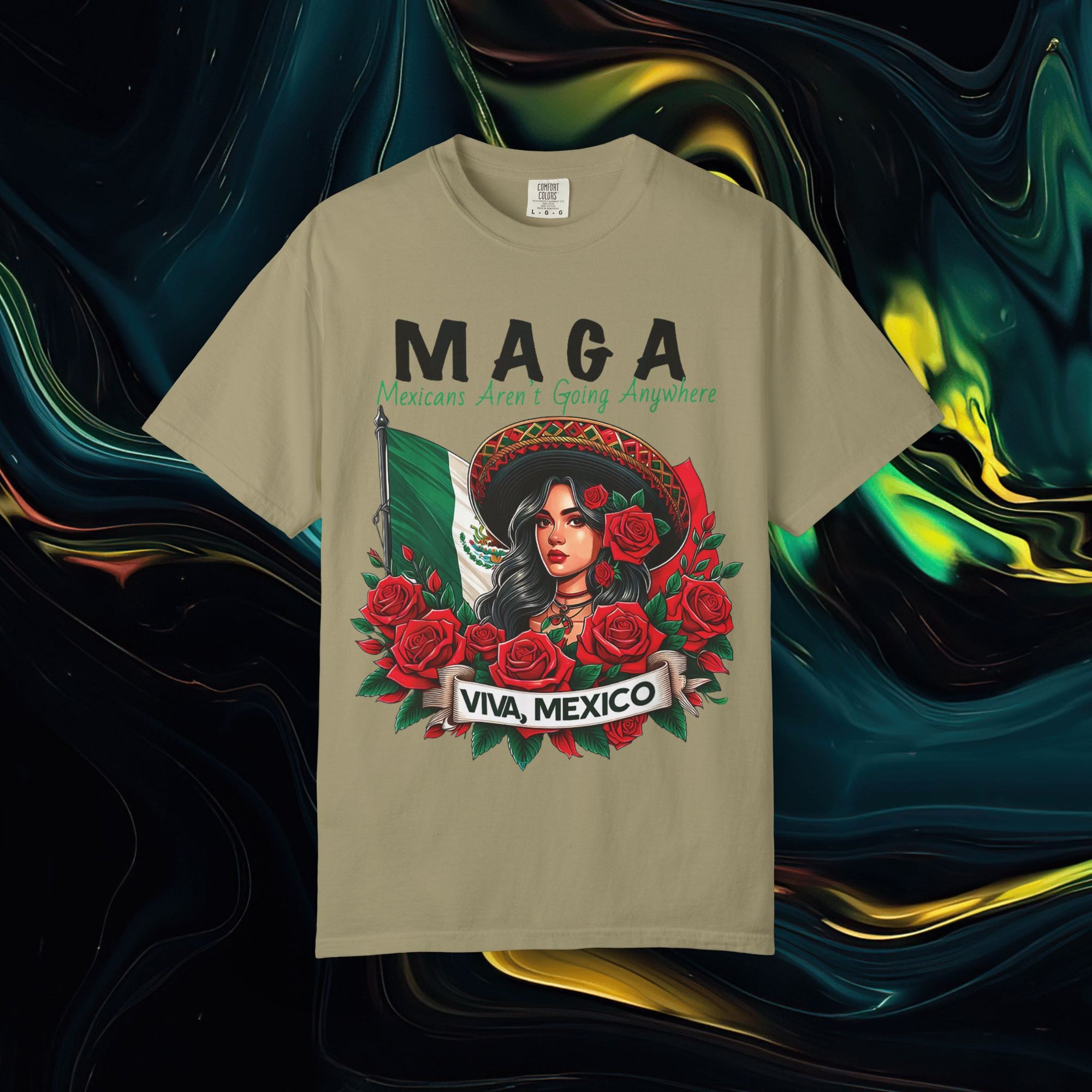 M.A.G.A. Viva Mexico | Comfort Colors C1717 | Unisex Garment-Dyed T-shirt