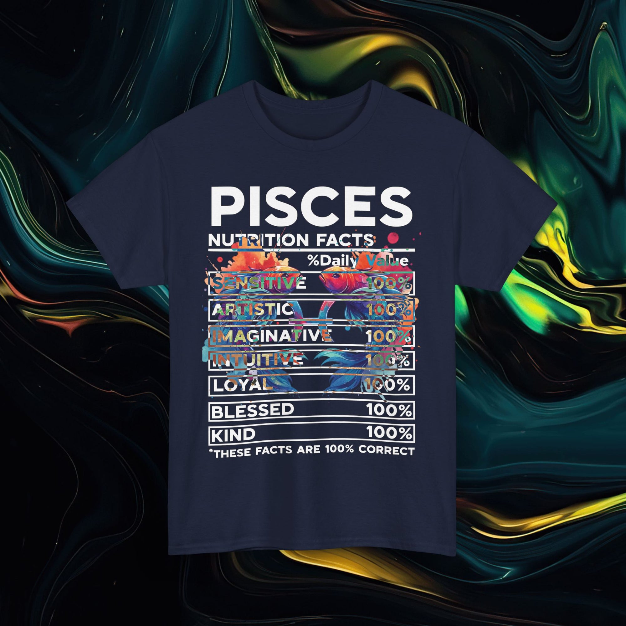 Pisces | Gildan 5000 | Unisex Heavy Cotton Tee