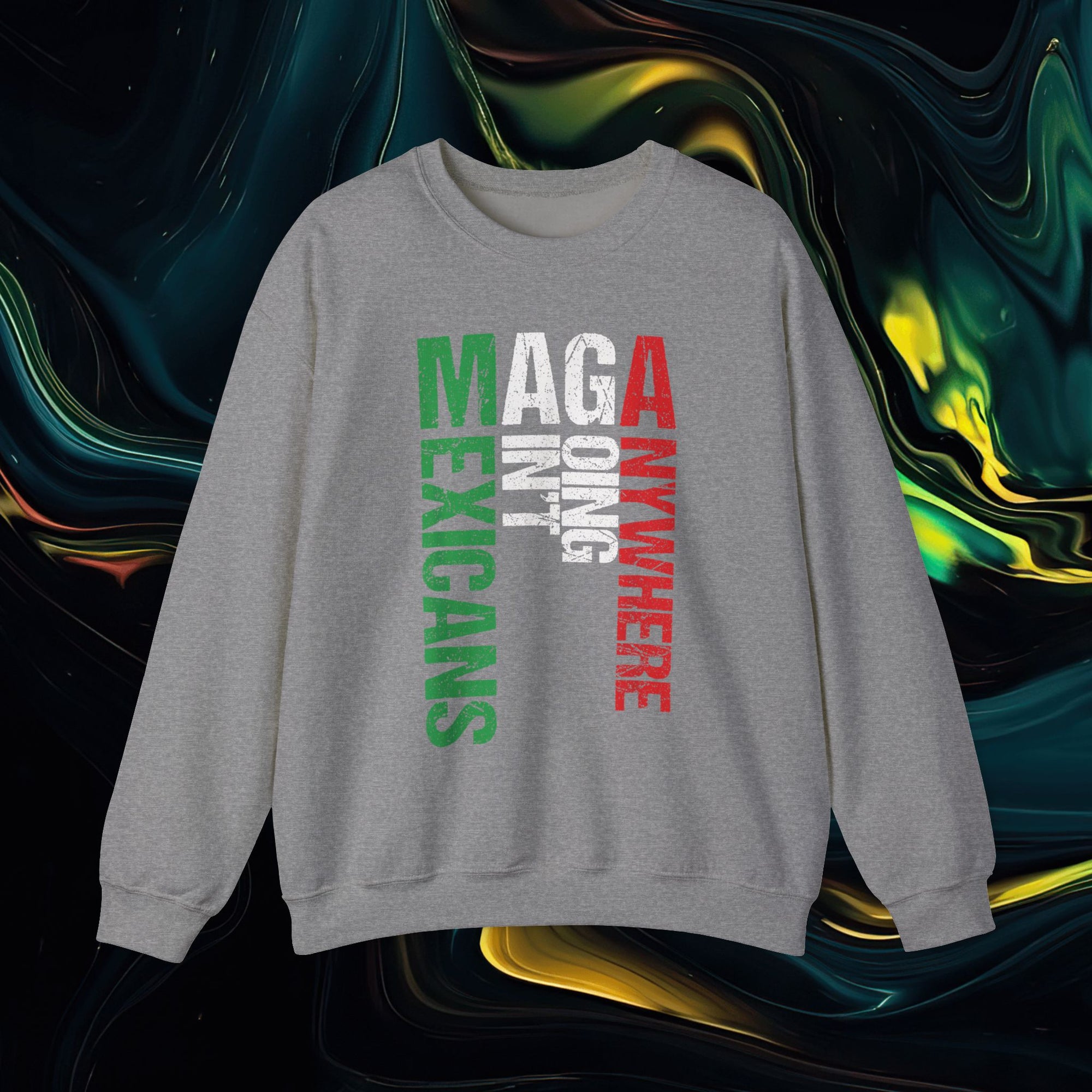 M.A.G.A. Vertical | Gildan 18000 | Unisex Heavy Blend™ Crewneck Sweatshirt