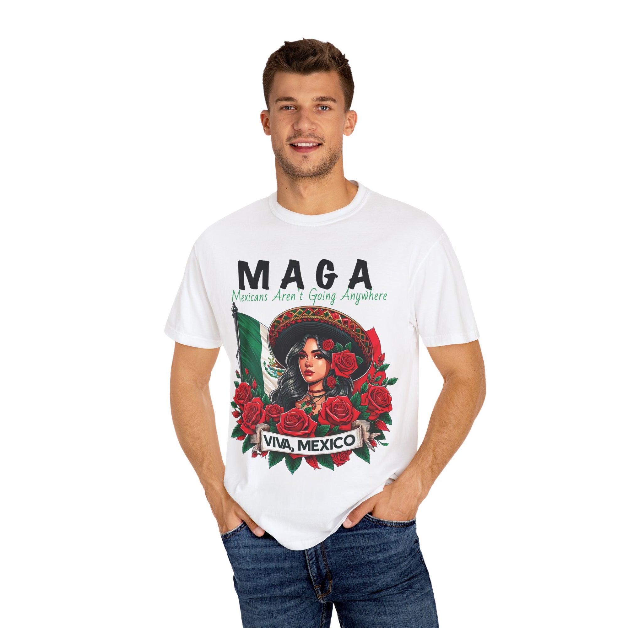 M.A.G.A. Viva Mexico | Comfort Colors C1717 | Unisex Garment-Dyed T-shirt