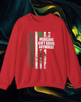M.A.G.A. Mexican/American Flag | Gildan 18000 | Unisex Heavy Blend™ Crewneck Sweatshirt