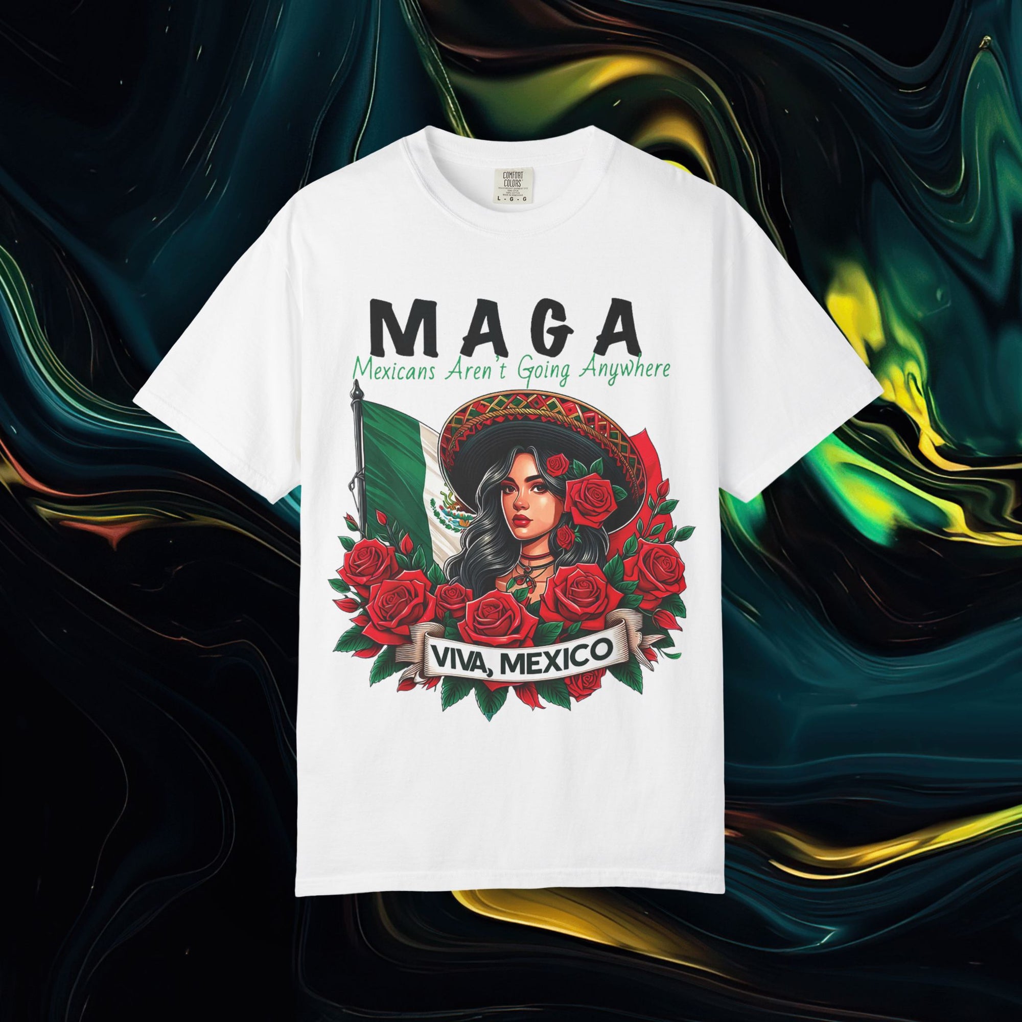 M.A.G.A. Viva Mexico | Comfort Colors C1717 | Unisex Garment-Dyed T-shirt