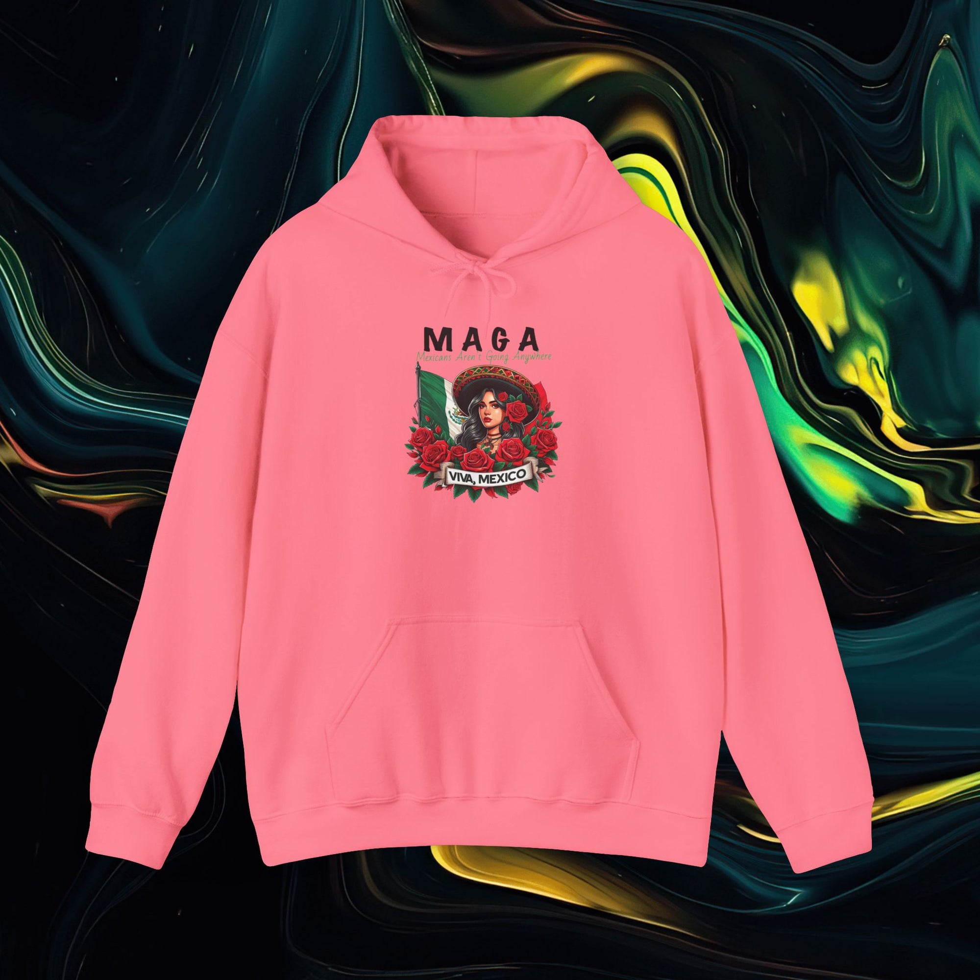 M.A.G.A. Viva Mexico | Gildan 18500 | Unisex Heavy Blend™ Hooded Sweatshirt