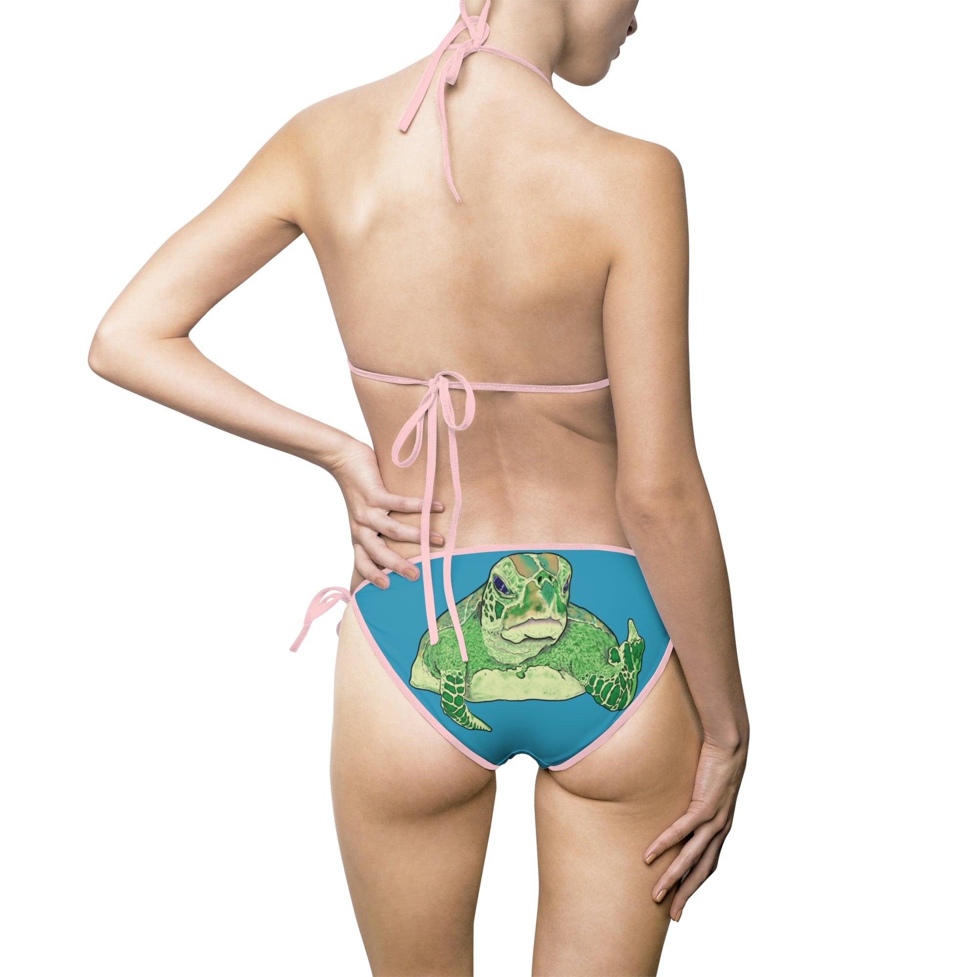 Turtle With Attitude | Women&#39;s Bikini Swimsuit (AOP)