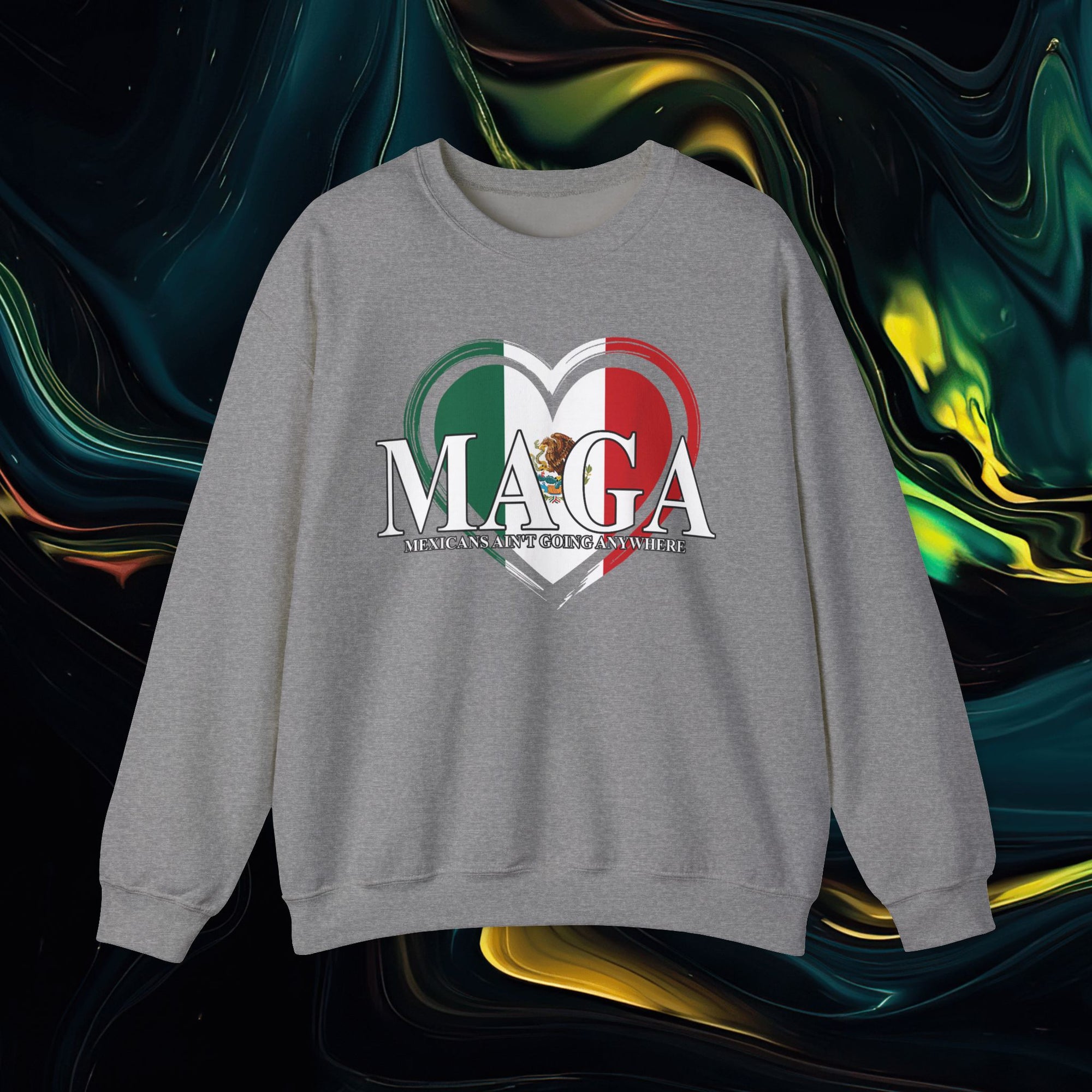 M.A.G.A. &lt;3 | Gildan 18000 | Unisex Heavy Blend™ Crewneck Sweatshirt