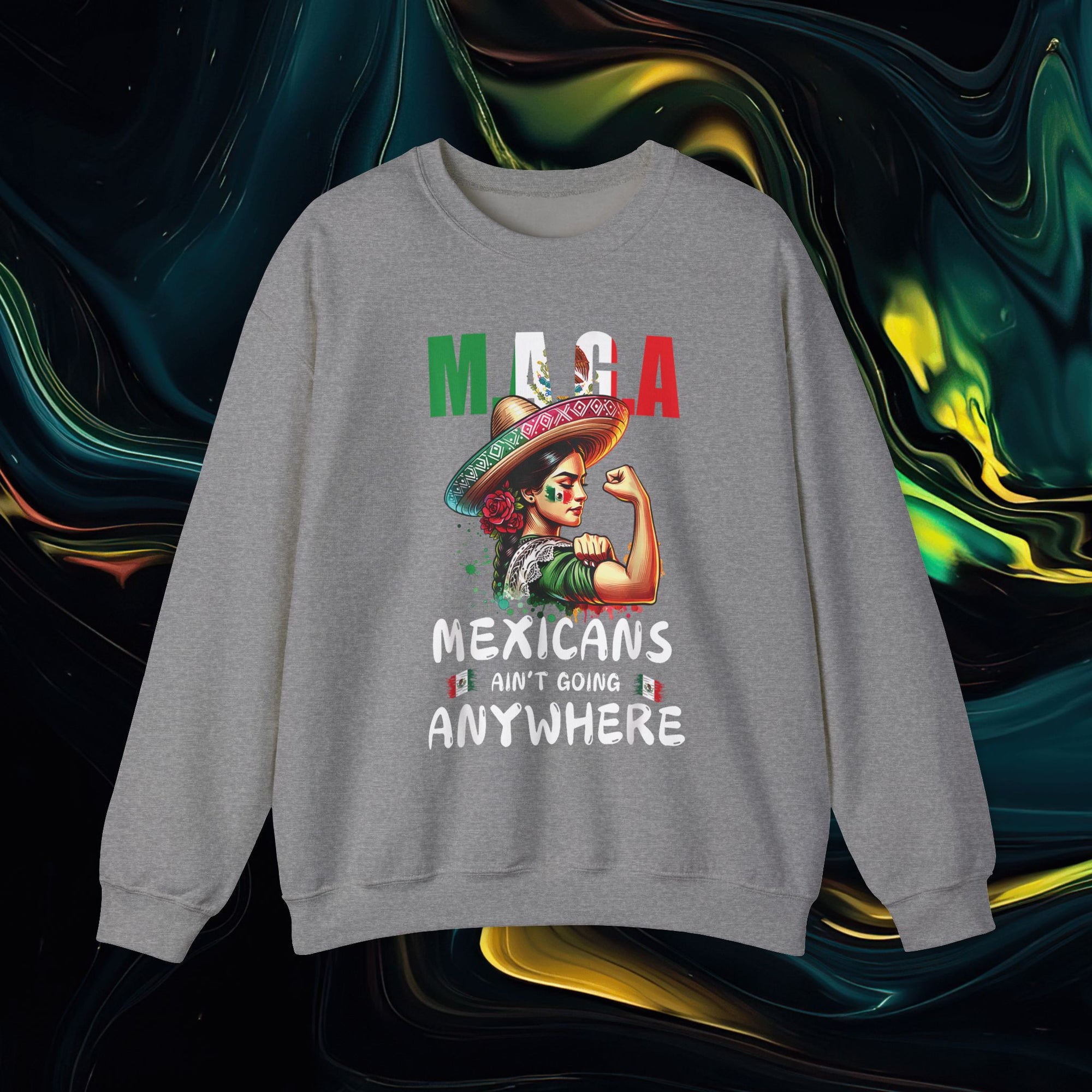 M.A.G.A. Fuerza | Gildan 18000 | Unisex Heavy Blend™ Crewneck Sweatshirt