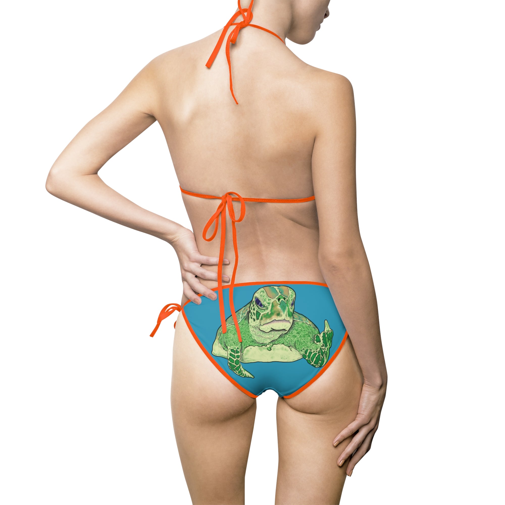 Turtle With Attitude | Women&#39;s Bikini Swimsuit (AOP)