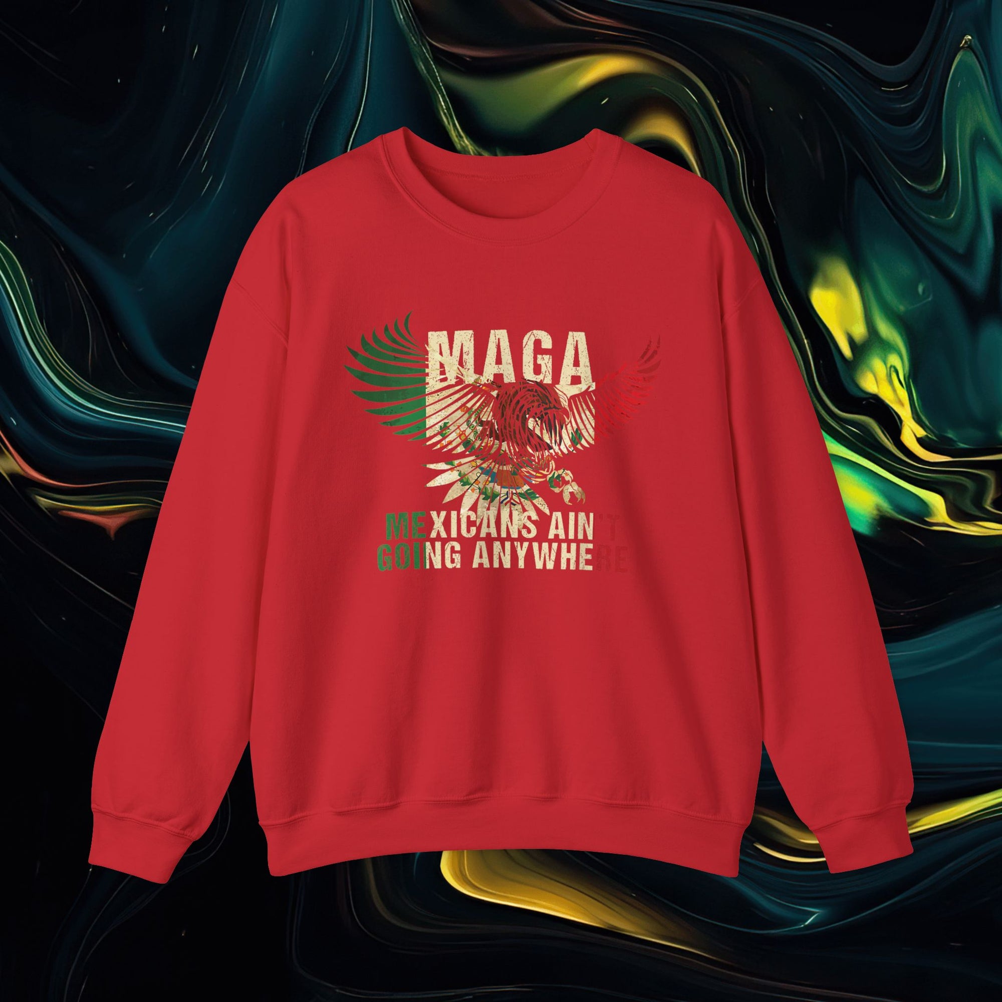M.A.G.A. Flying Eagle | Gildan 18000 | Unisex Heavy Blend™ Crewneck Sweatshirt