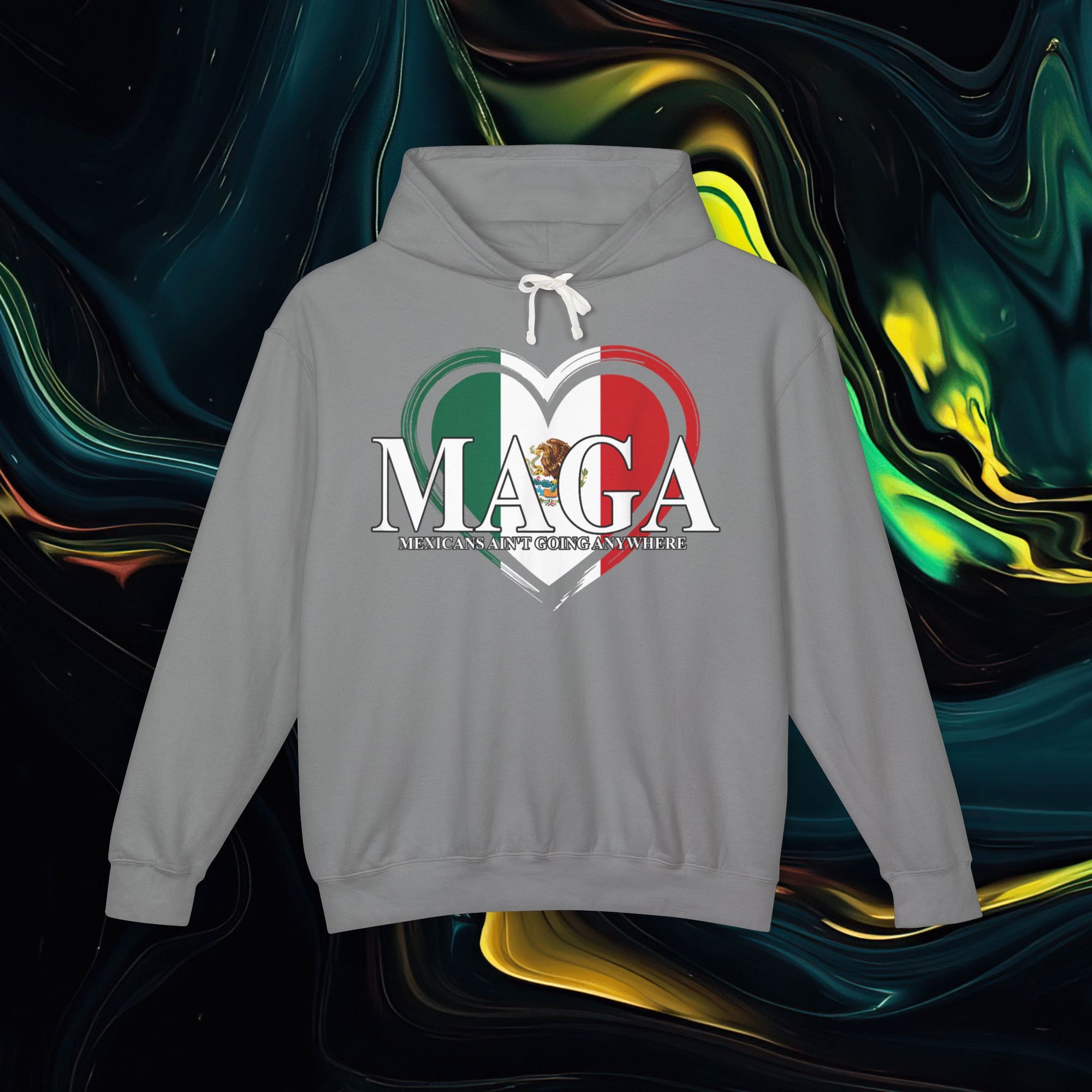 M.A.G.A. &lt;3 | Comfort Colors 1467 | Unisex Lightweight Hooded Sweatshirt