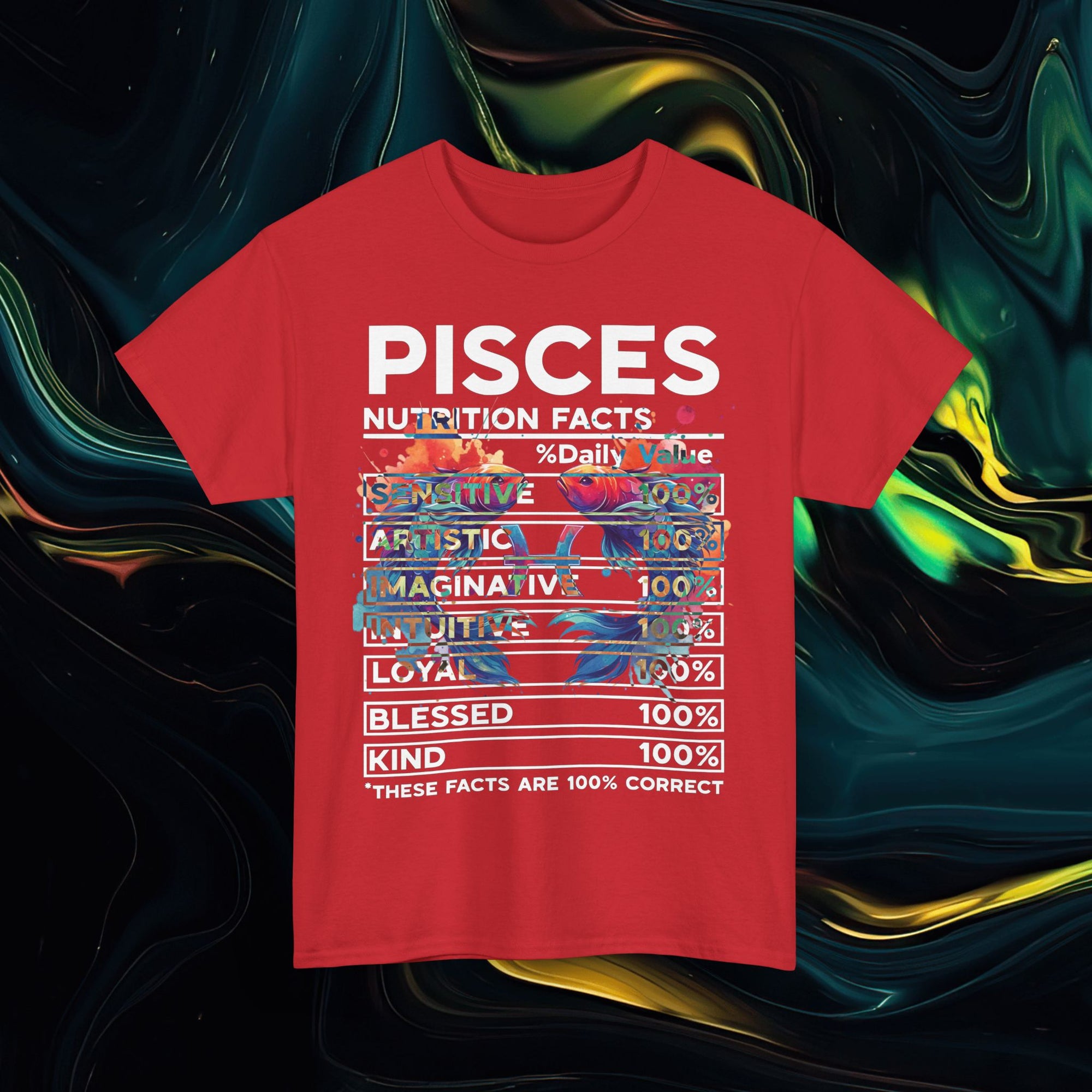 Pisces | Gildan 5000 | Unisex Heavy Cotton Tee