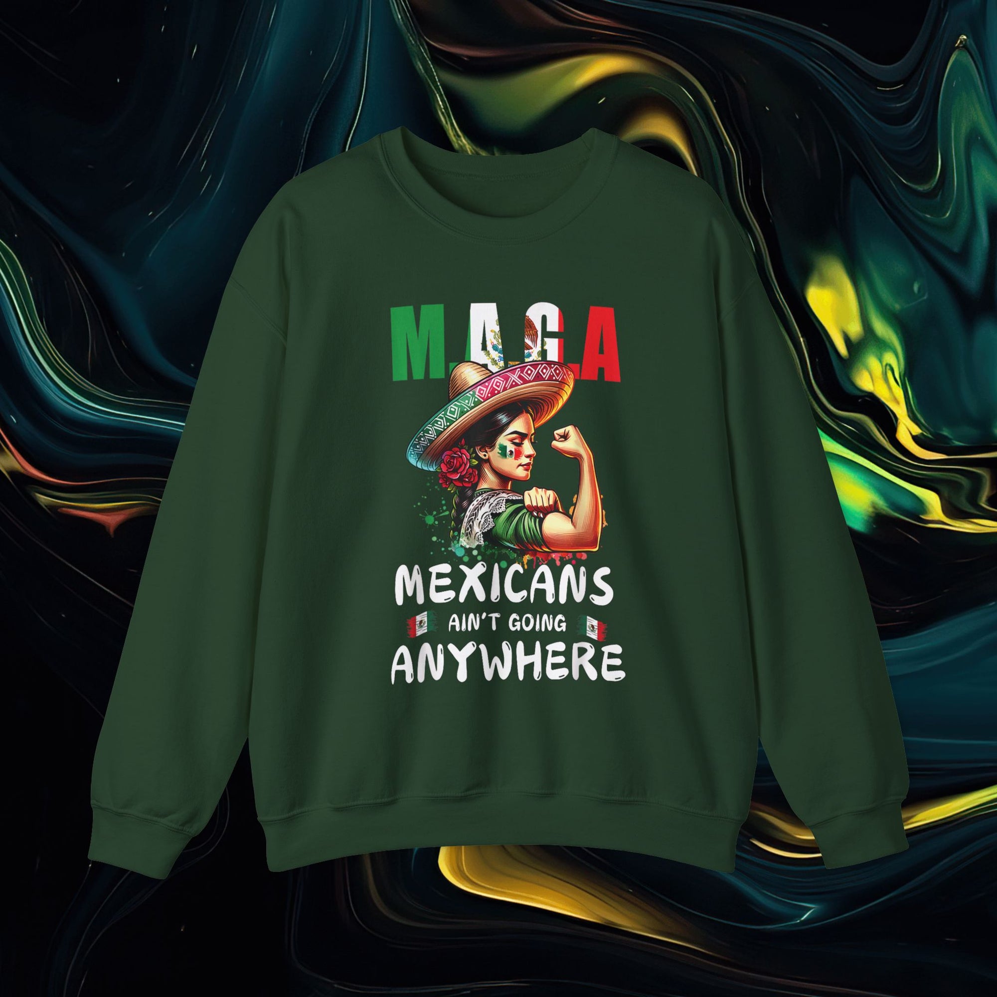 M.A.G.A. Fuerza | Gildan 18000 | Unisex Heavy Blend™ Crewneck Sweatshirt