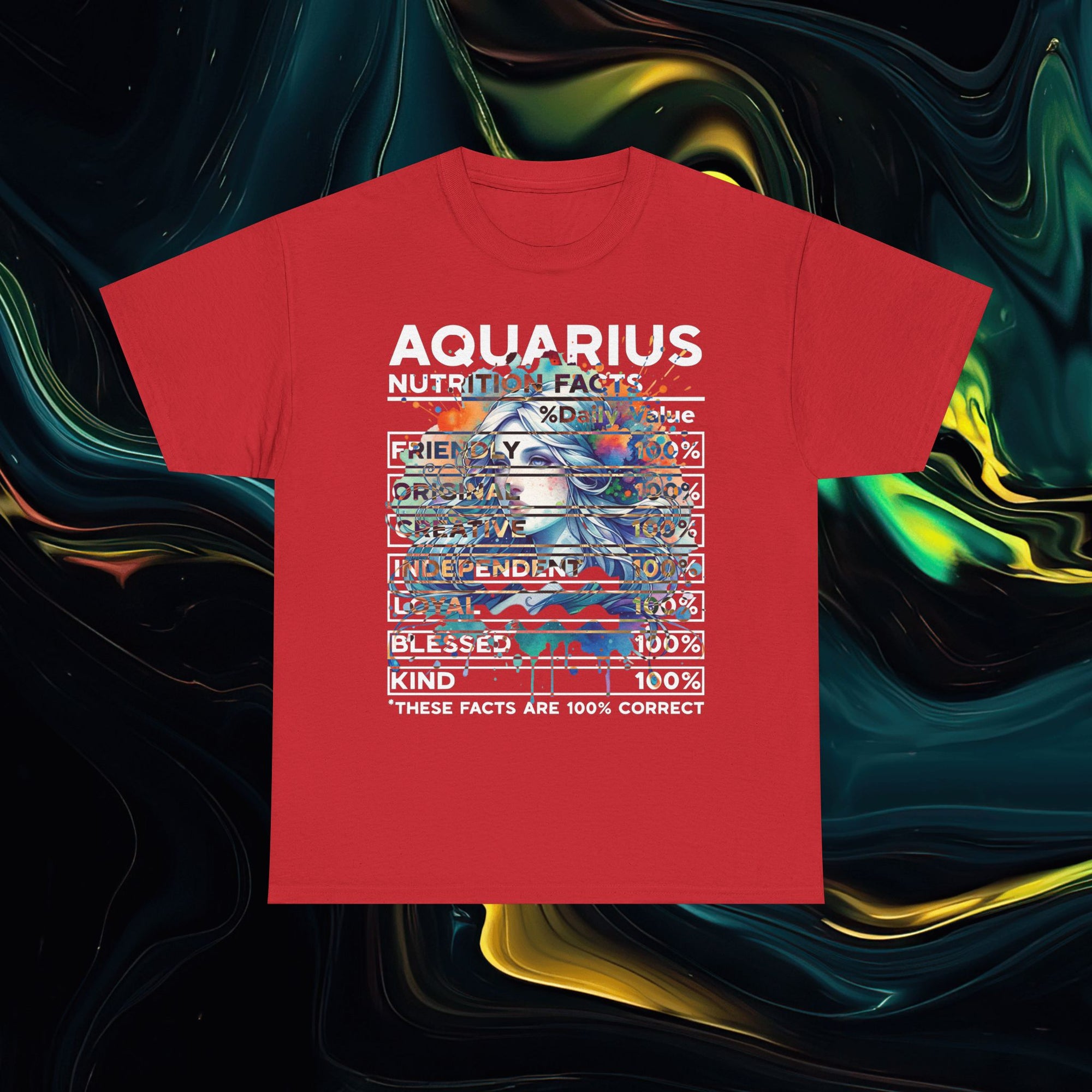 Aquarius | Gildan 5000 | Unisex Heavy Cotton Tee