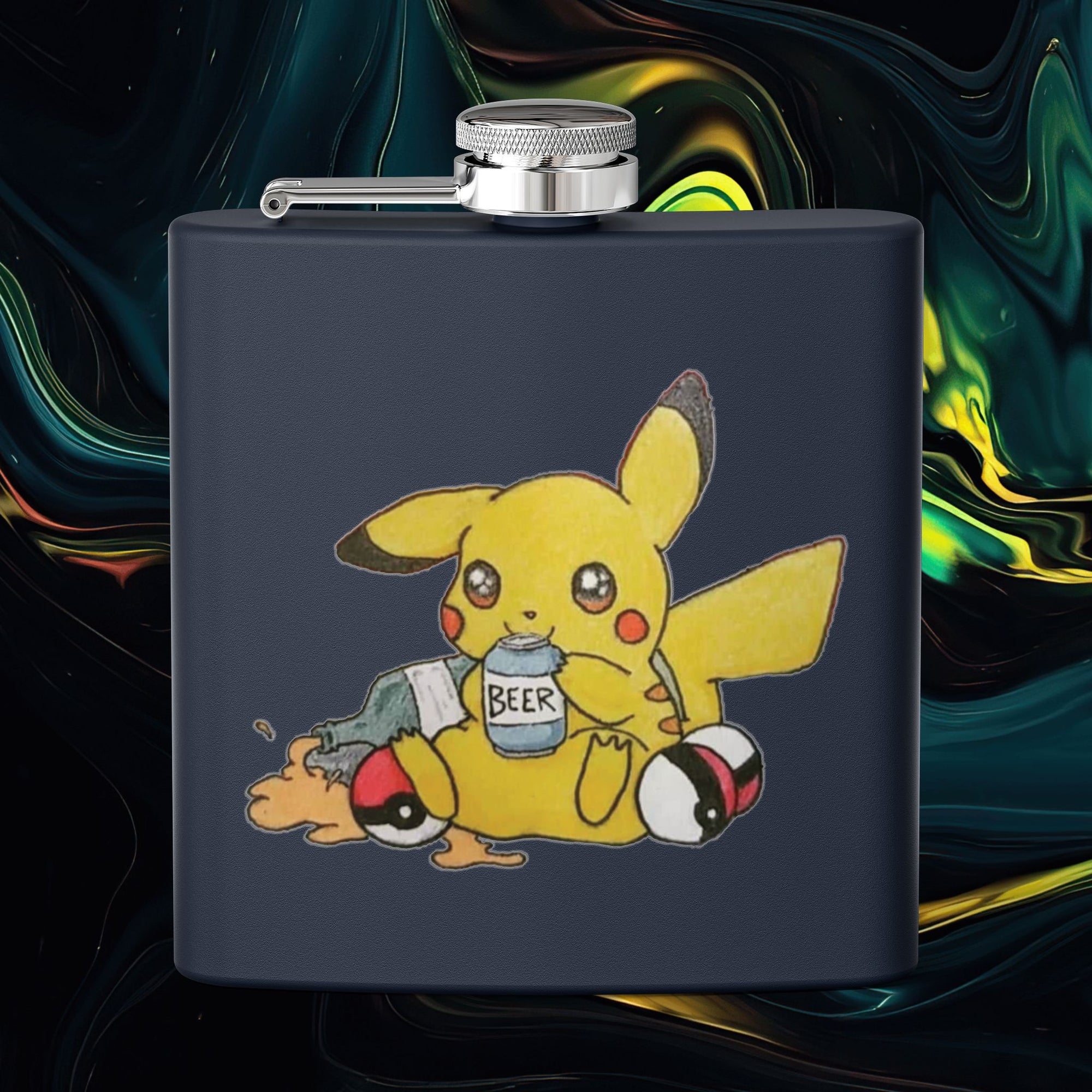 Pika | Stainless Steel Flask - 6oz Hip Flask for Parties &amp; Celebrations