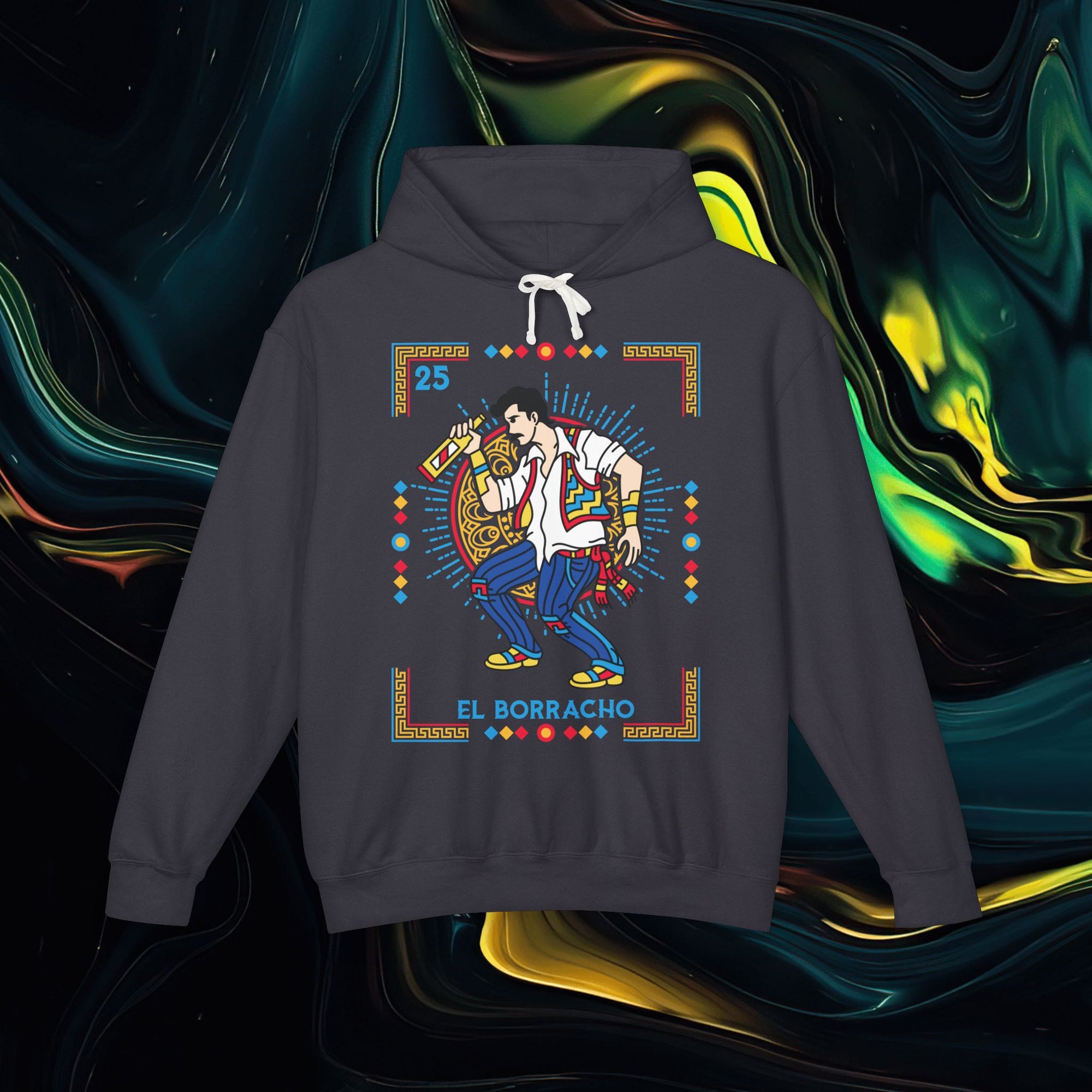 Borracho | Comfort Colors 1467 | Unisex Lightweight Hooded Sweatshirt
